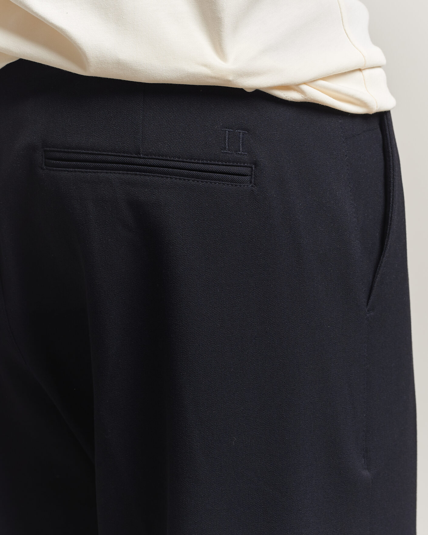 Homme | Pantalons | LES DEUX | Como Solid Slack Pants Dark Navy