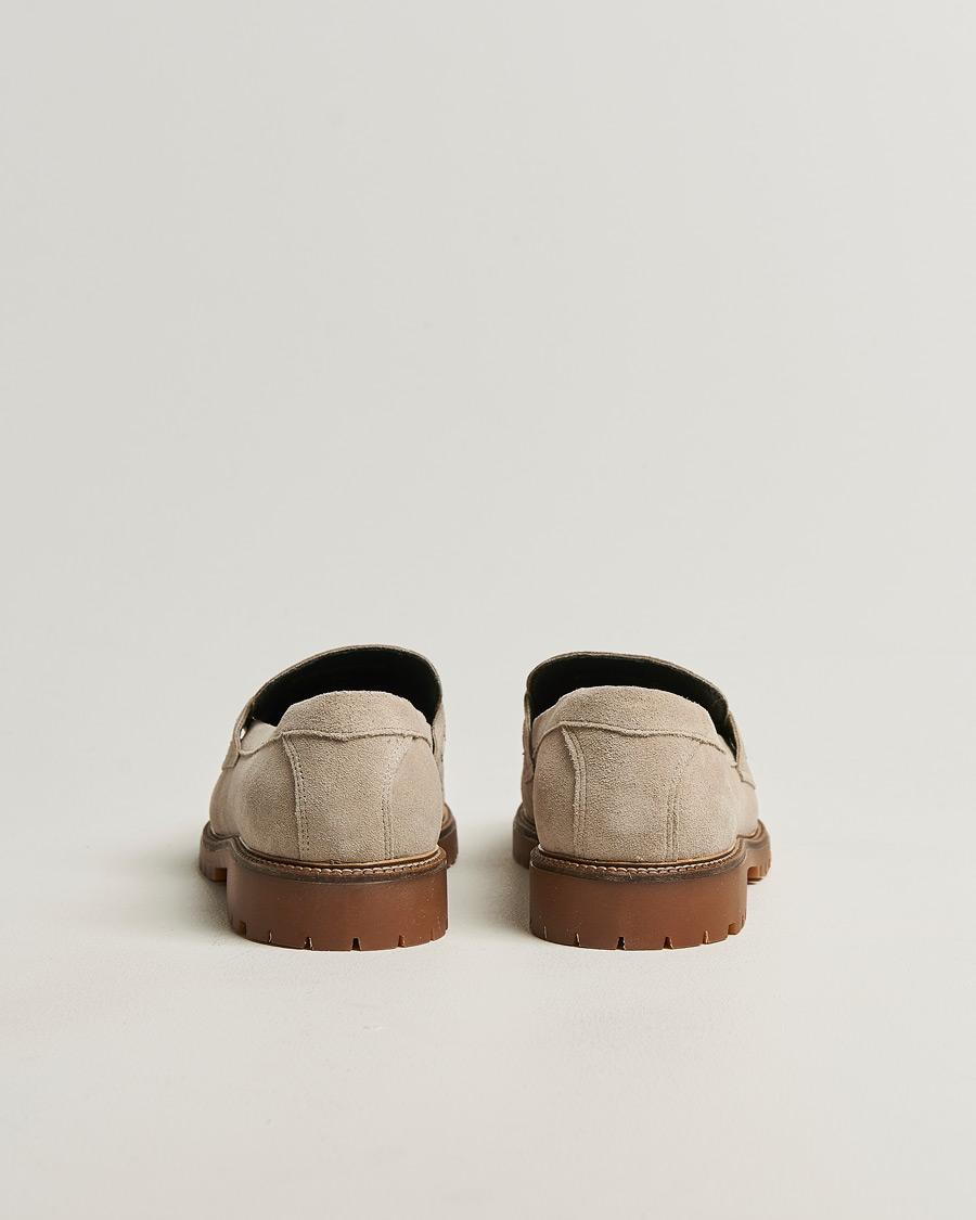 Heren | Instappers | LES DEUX | Taylor Suede Loafers Light Sand