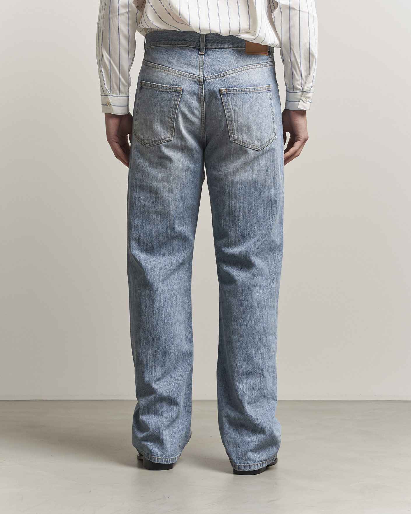 Heren | Jeans | Jeanerica | VM009 Vega Jeans Light Blue Righe