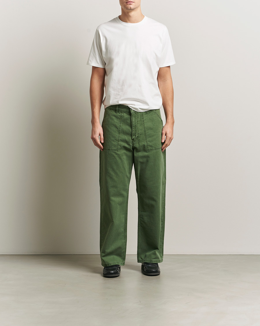 Homme | T-shirts | Jeanerica | Delon Crew Neck T-Shirt Natural White