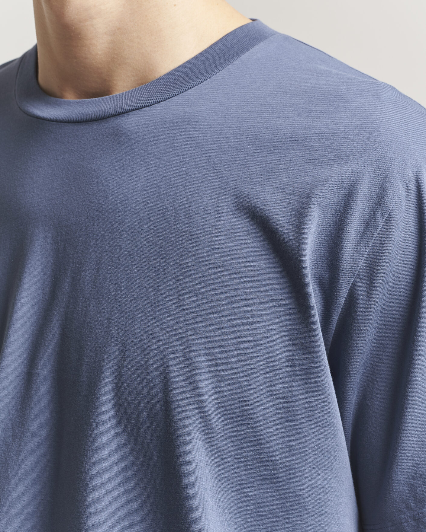 Homme | T-shirts | Jeanerica | Delon Crew Neck T-Shirt Blue