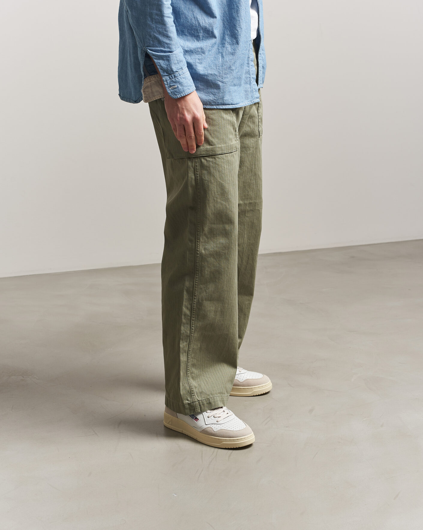 Homme | Baskets | Autry | Medalist Low Leather/Suede Sneaker White/Teak
