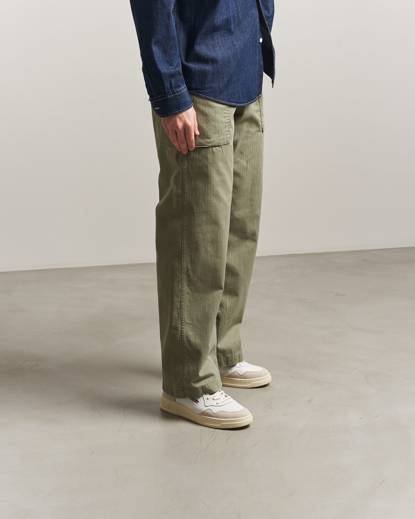 Heren | Sneakers | Autry | Medalist Low Leather/Suede Sneaker White/Amazon