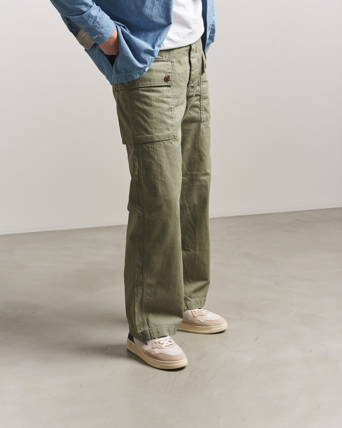 Homme | Baskets | Autry | Medalist Low Sneaker Blue/White/Sand