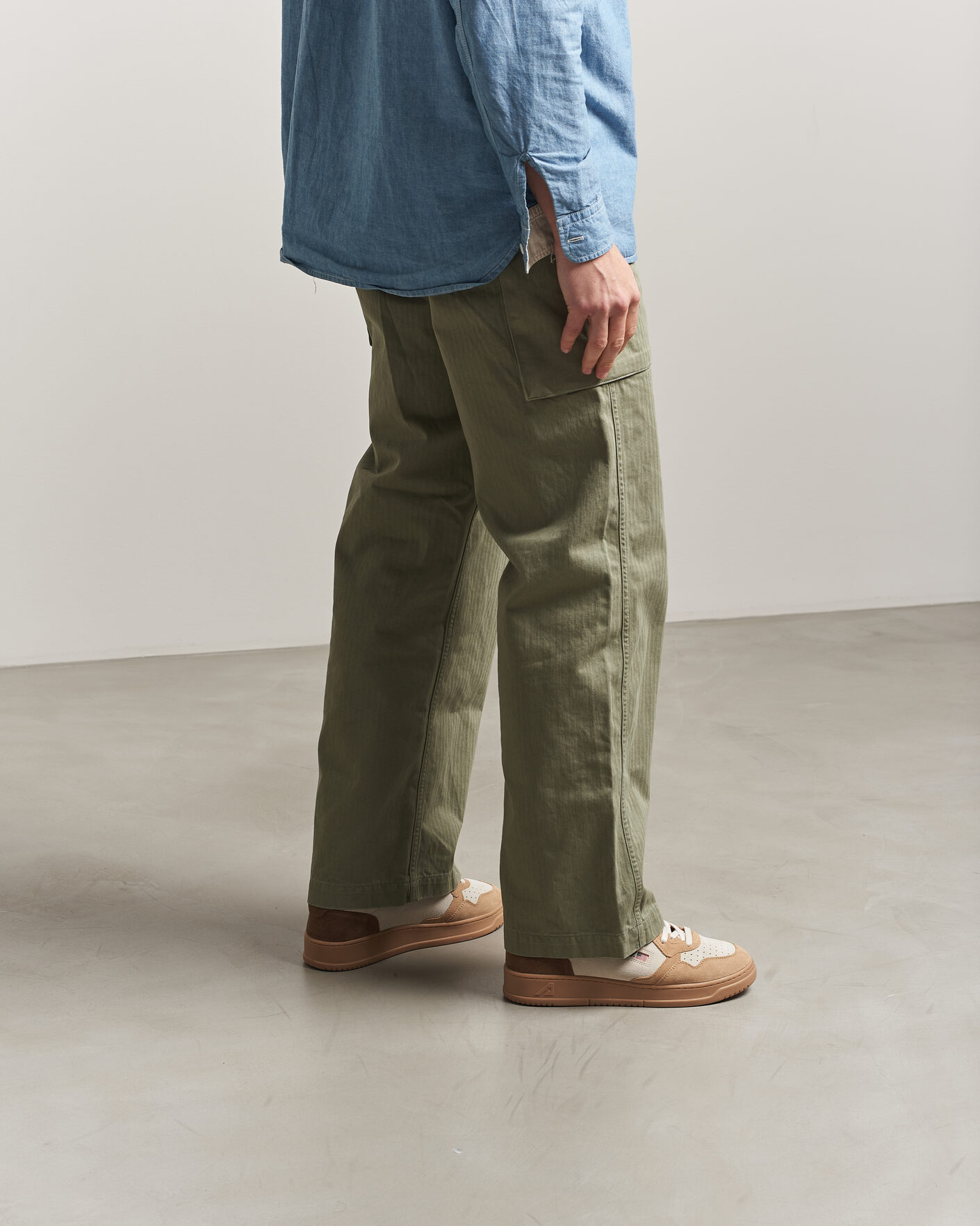 Homme | Baskets | Autry | Medalist Low Suede Mix Sneaker Tundra/Egg/Peanut