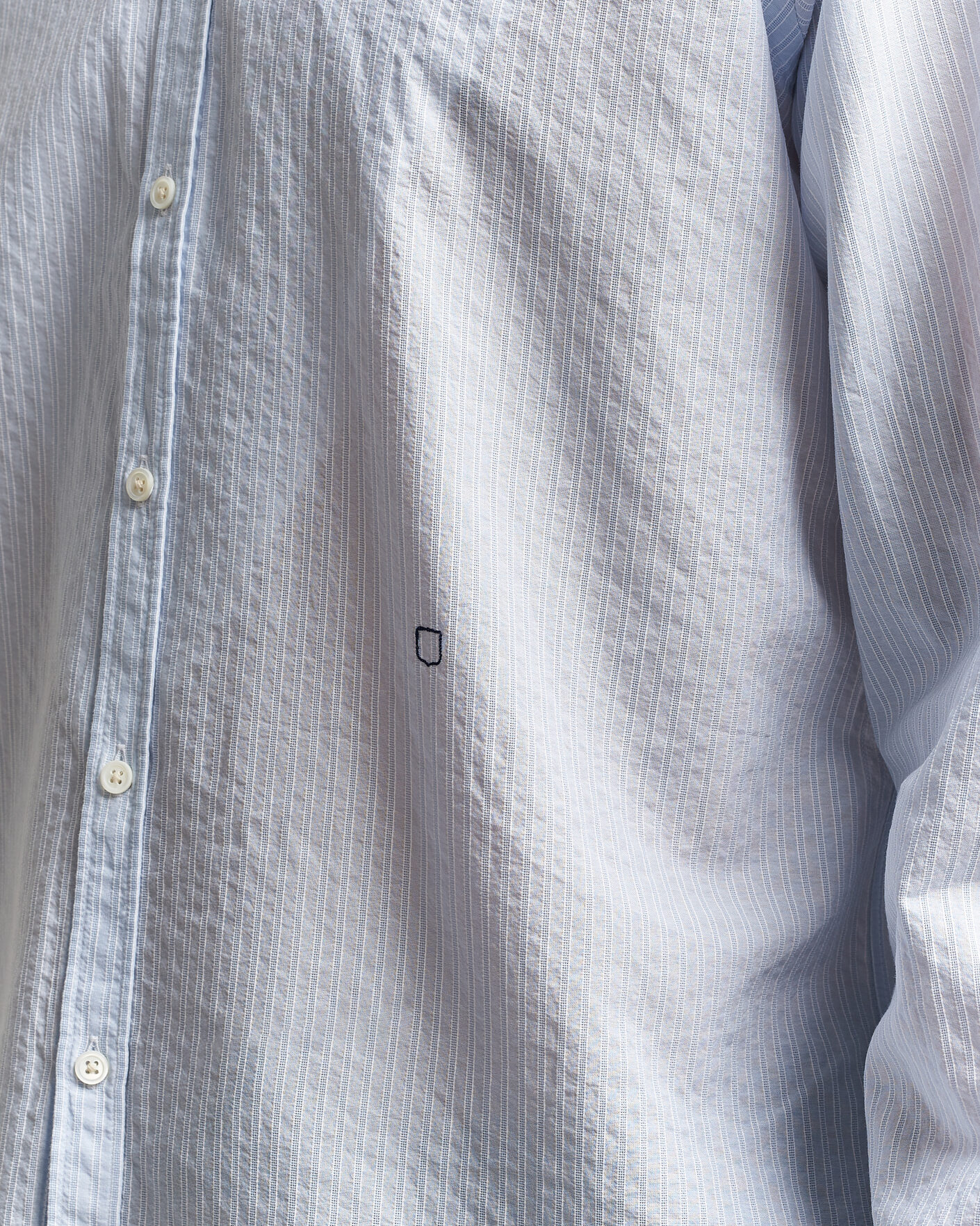 Heren | Overhemden | Massimo Alba | Genova Striped Shirt Sky Blue