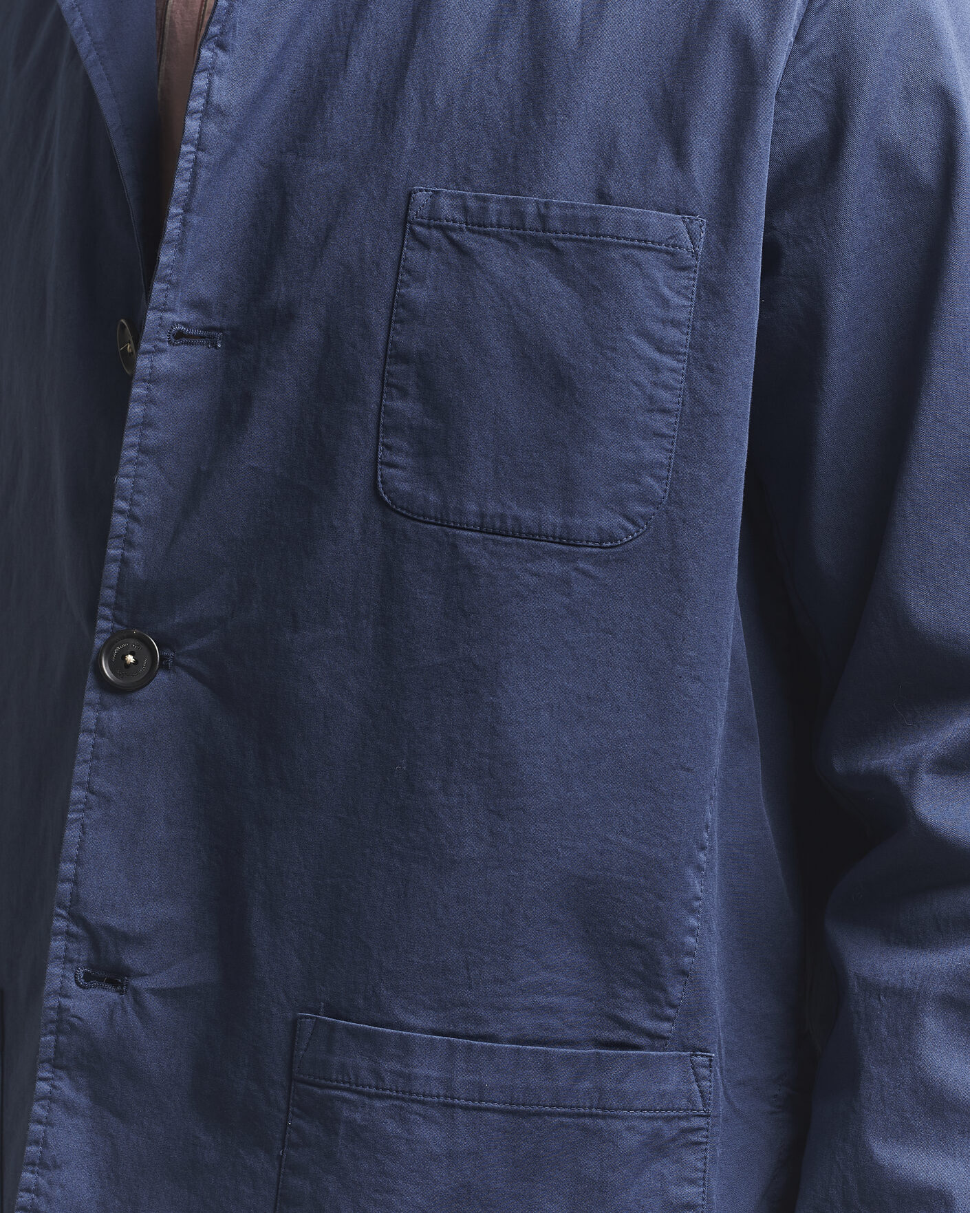 Heren | Jassen | Massimo Alba | Florida Cotton Shirt Jacket Midnight Blue