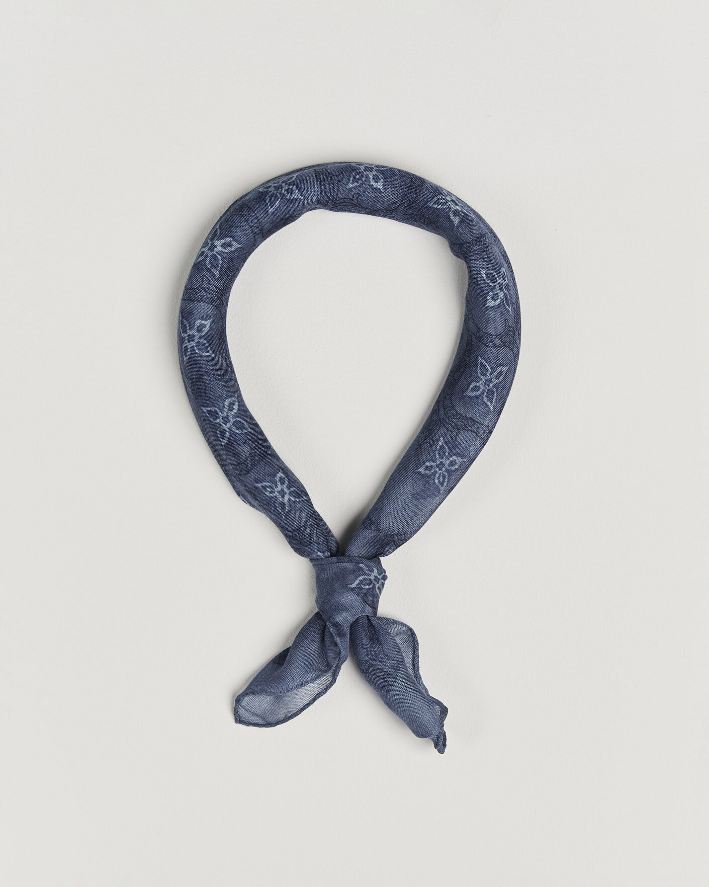 Heren | Sjaals | Massimo Alba | Cashmere/Silk Bandana Navy