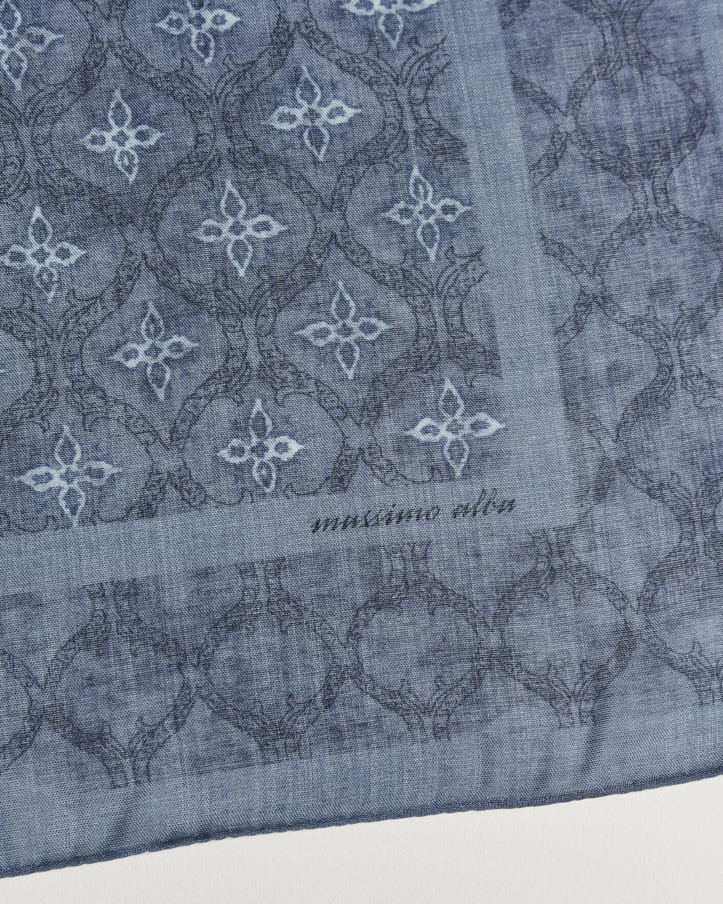 Heren | Sjaals | Massimo Alba | Cashmere/Silk Bandana Navy