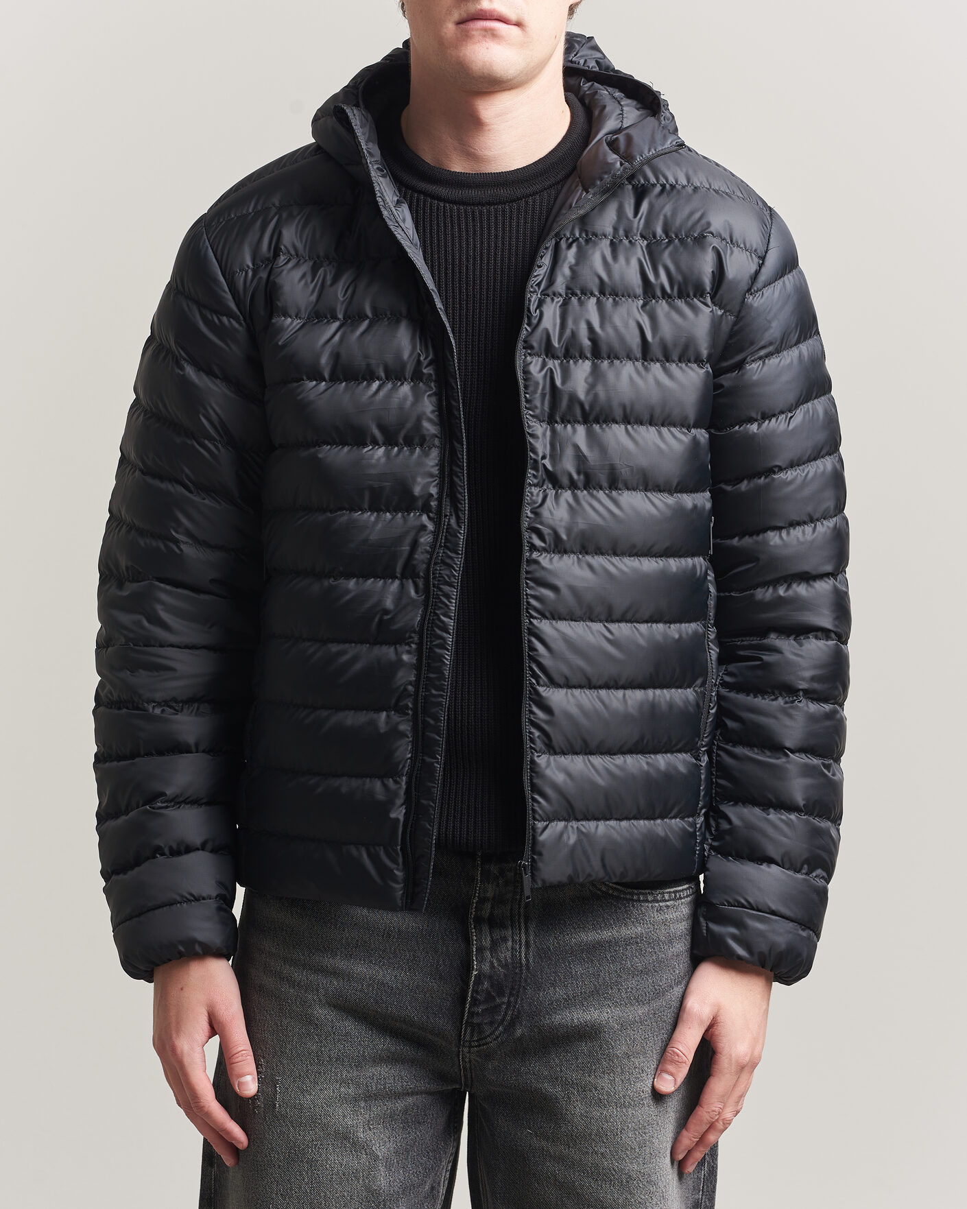 Heren | Jassen | Canada Goose Black Label | Canada Goose Stratus Down Hoody Black