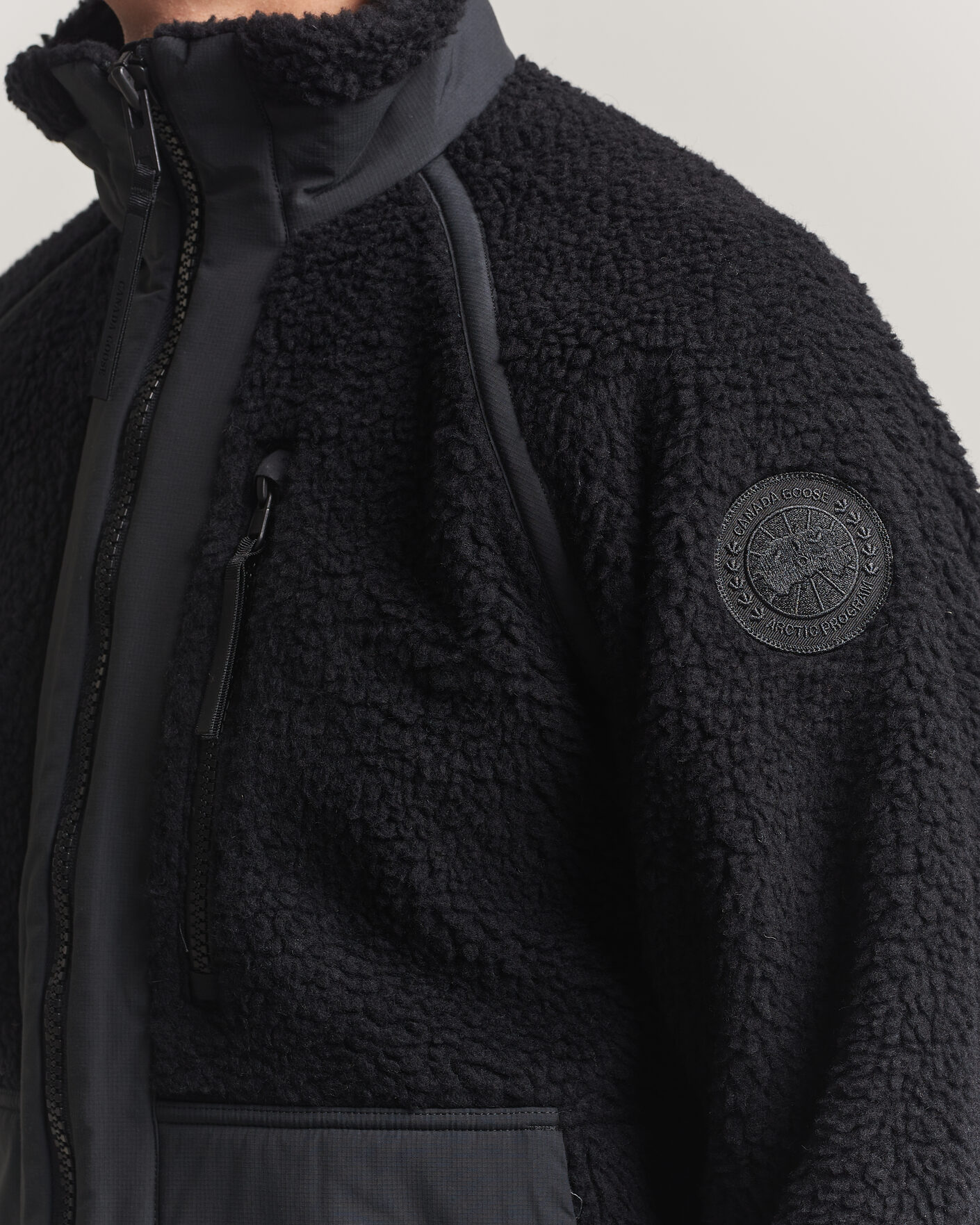 Heren | Jassen | Canada Goose | Black Label Westport Fleece Jacket Black