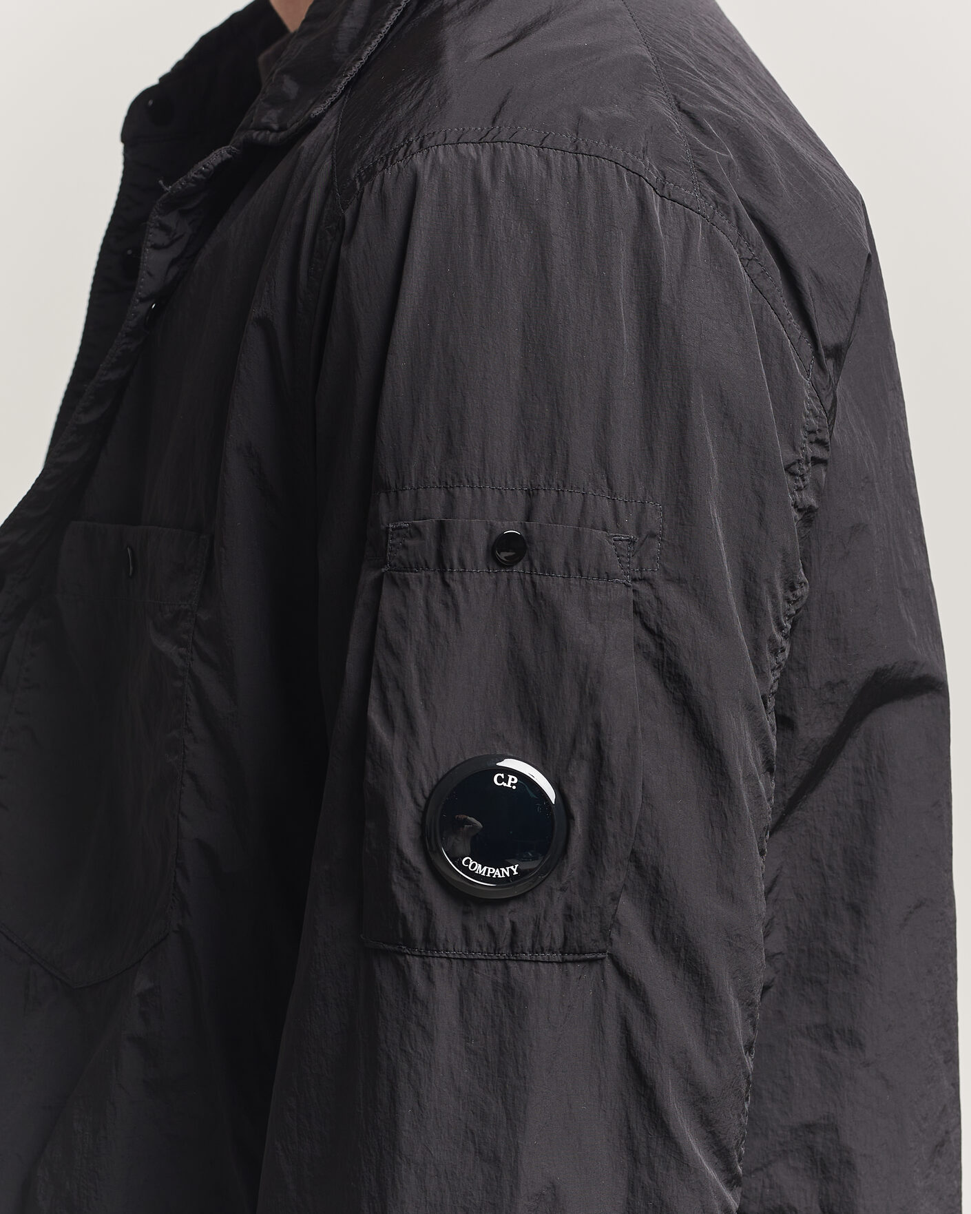 Heren | Jassen | C.P. Company | Chrome R Padded Shirt Jacket Black