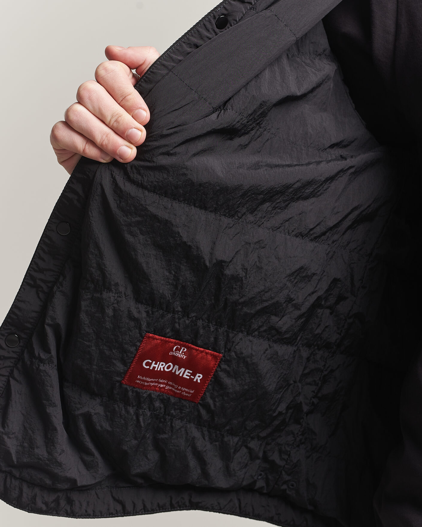 Heren | Jassen | C.P. Company | Chrome R Padded Shirt Jacket Black