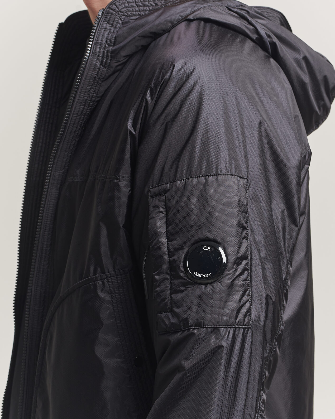 Heren | Jassen | C.P. Company | Nada Shield Primaloft Padded Hood Jacket Black
