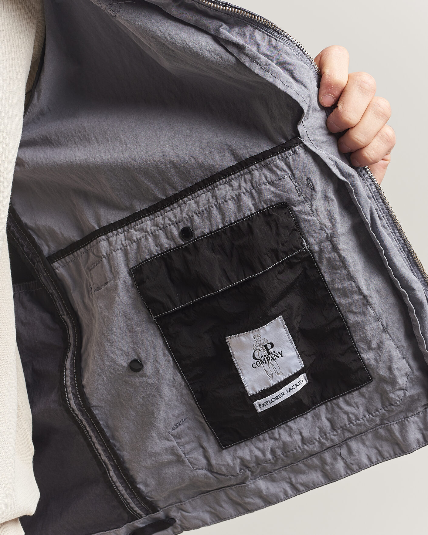 Homme | Manteaux Et Vestes | C.P. Company | 50 Fili Wax Hood Jacket Black