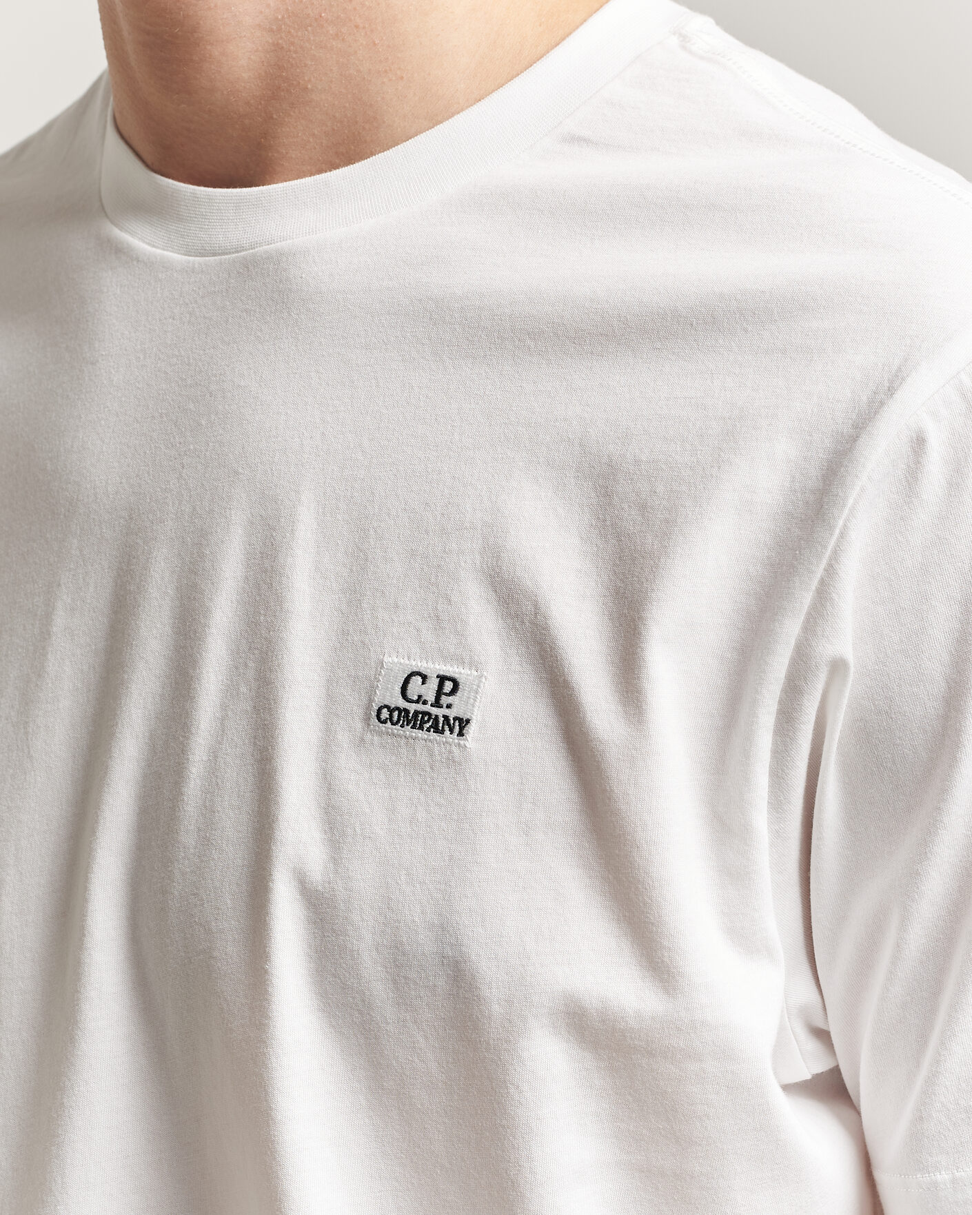 Homme | T-shirts | C.P. Company | Short Sleeve Small Logo T-Shirt White