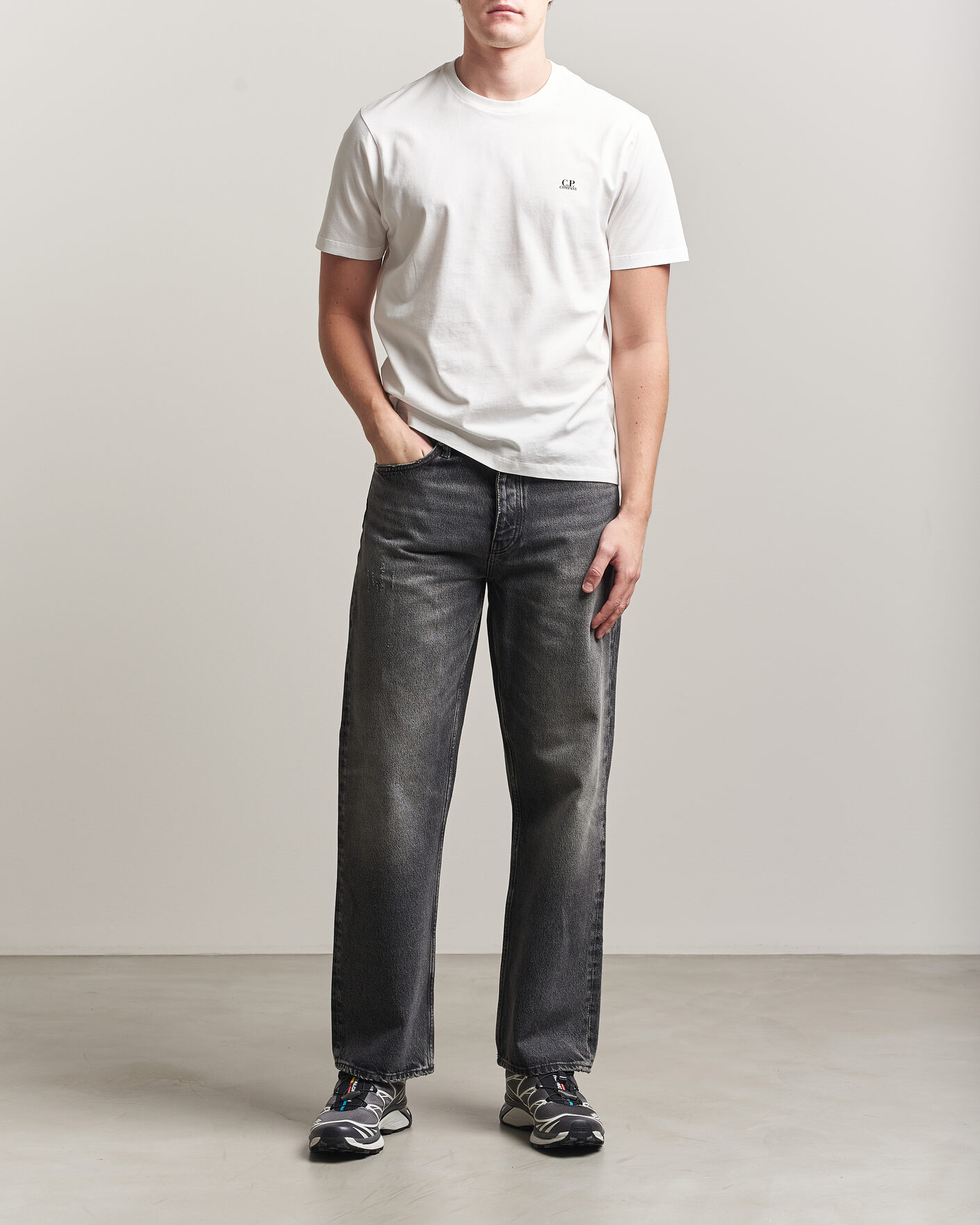 Homme | T-shirts | C.P. Company | Short Sleeve Back Print T-Shirt White