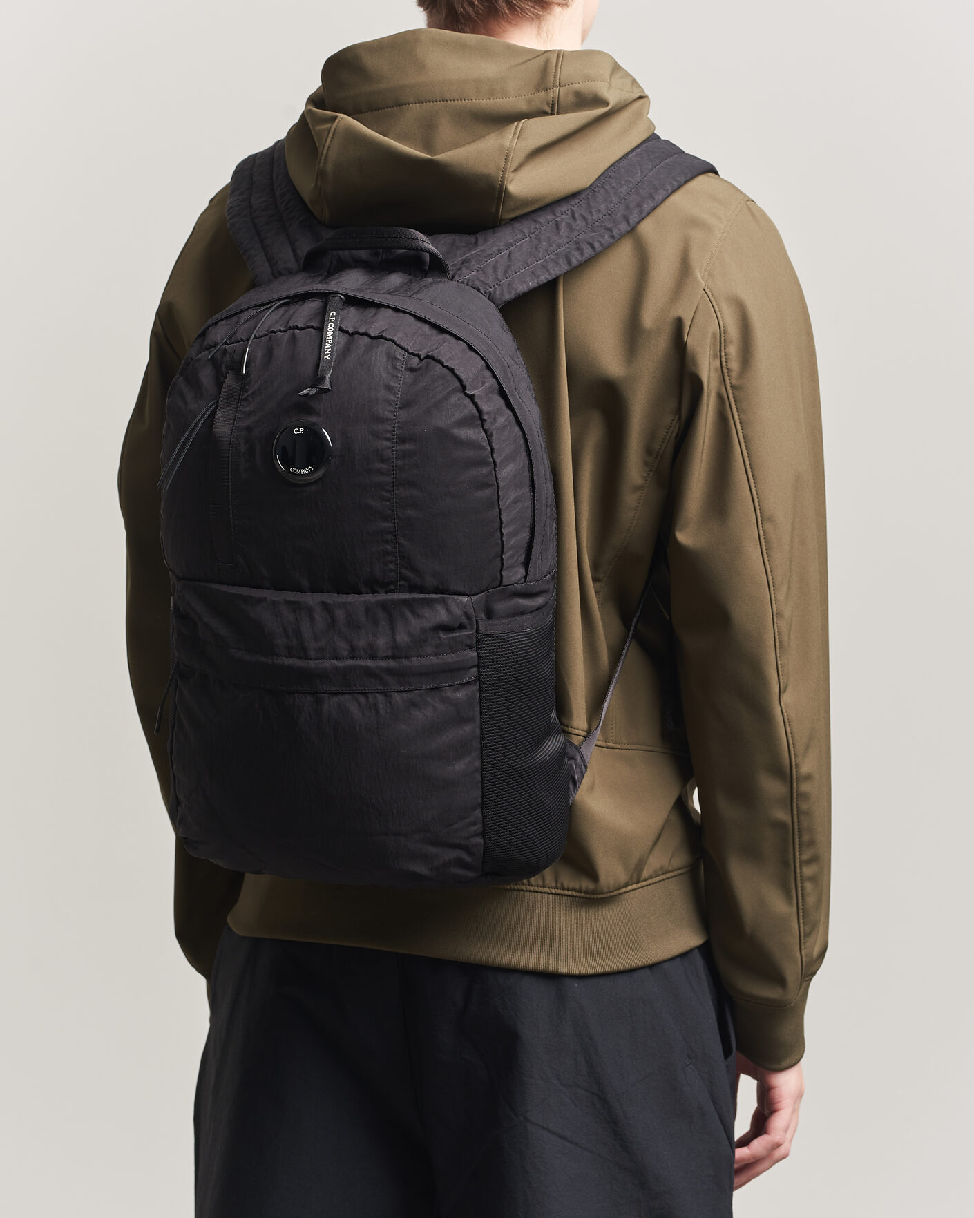 Heren | Tassen | C.P. Company | Nylon B Backpack Black