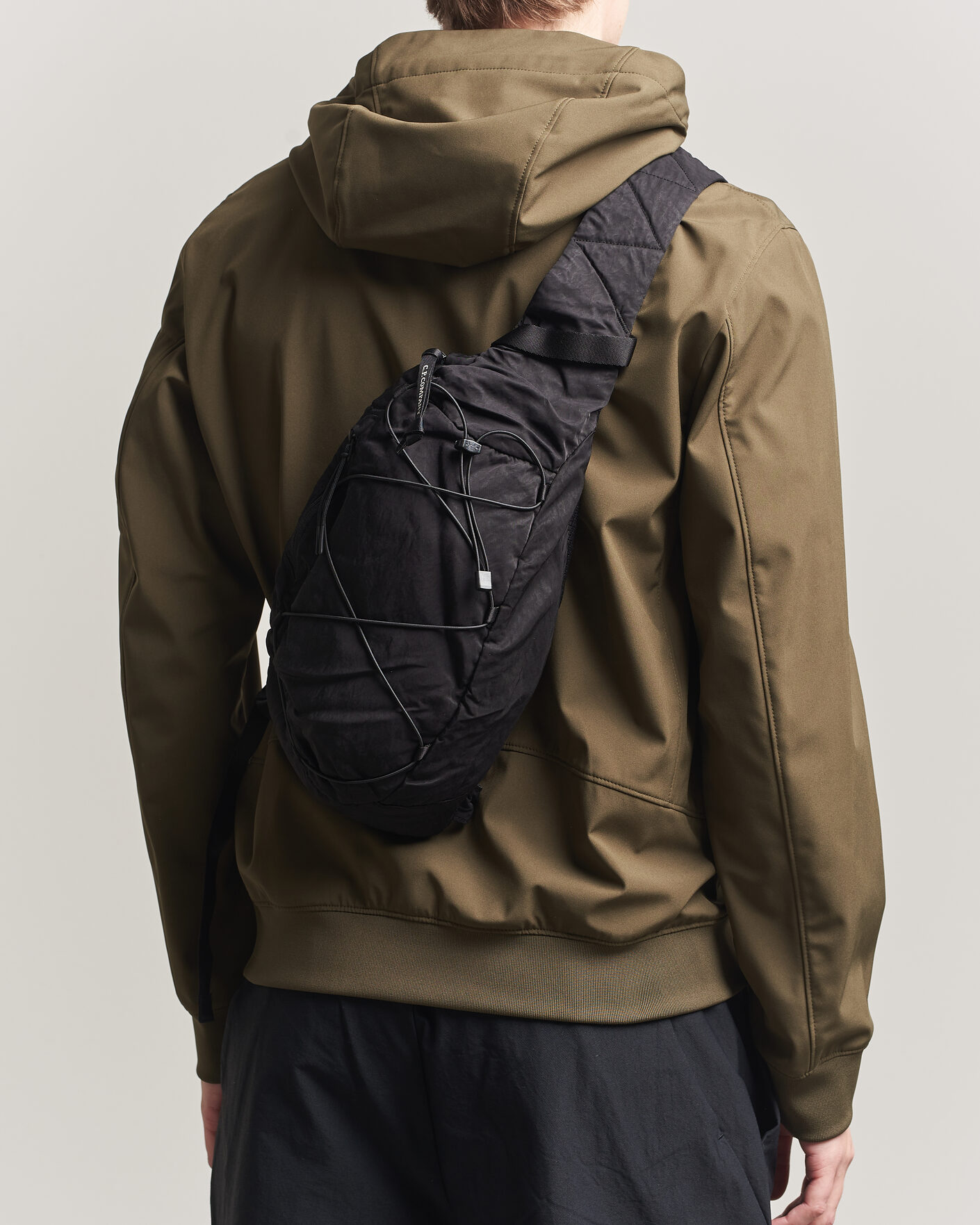 Heren | Tassen | C.P. Company | Nylon B Accessories Shoulder Bag Black