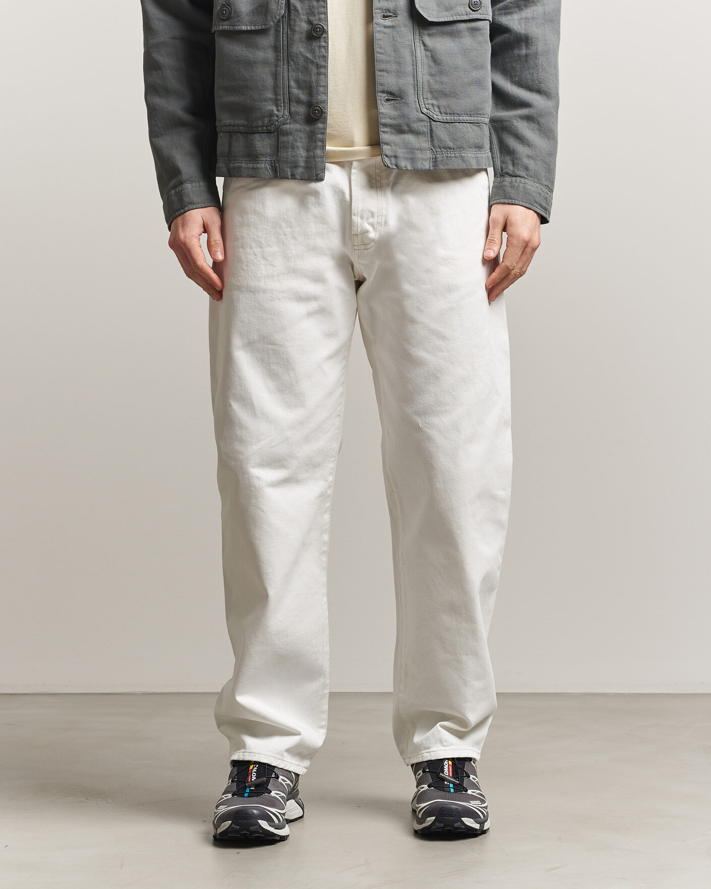 Homme | Pantalons | C.P. Company | Bull Denim 10oz Jeans White