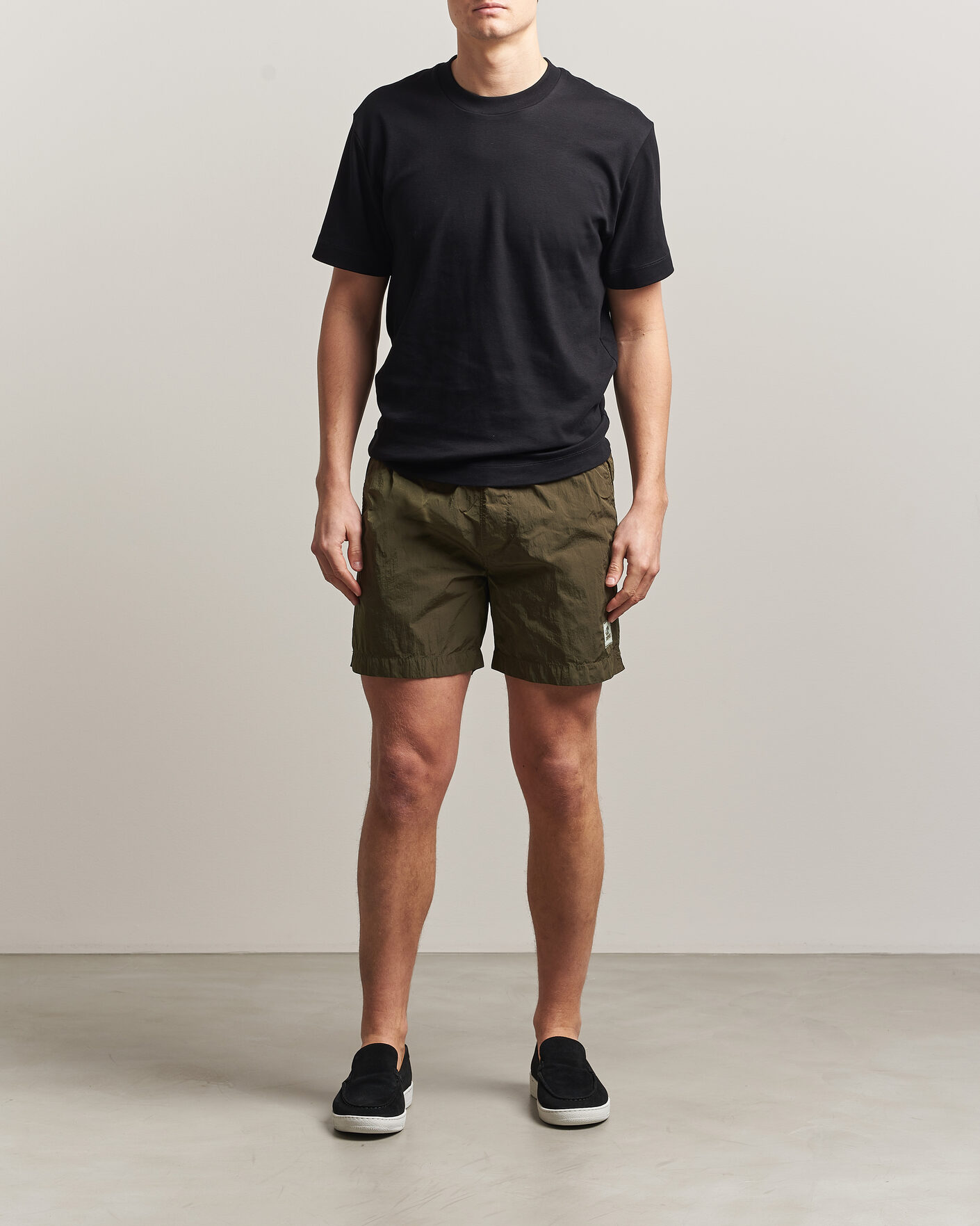 Heren | Zwembroek | C.P. Company | Eco Chrome Logo Swimshorts Olive