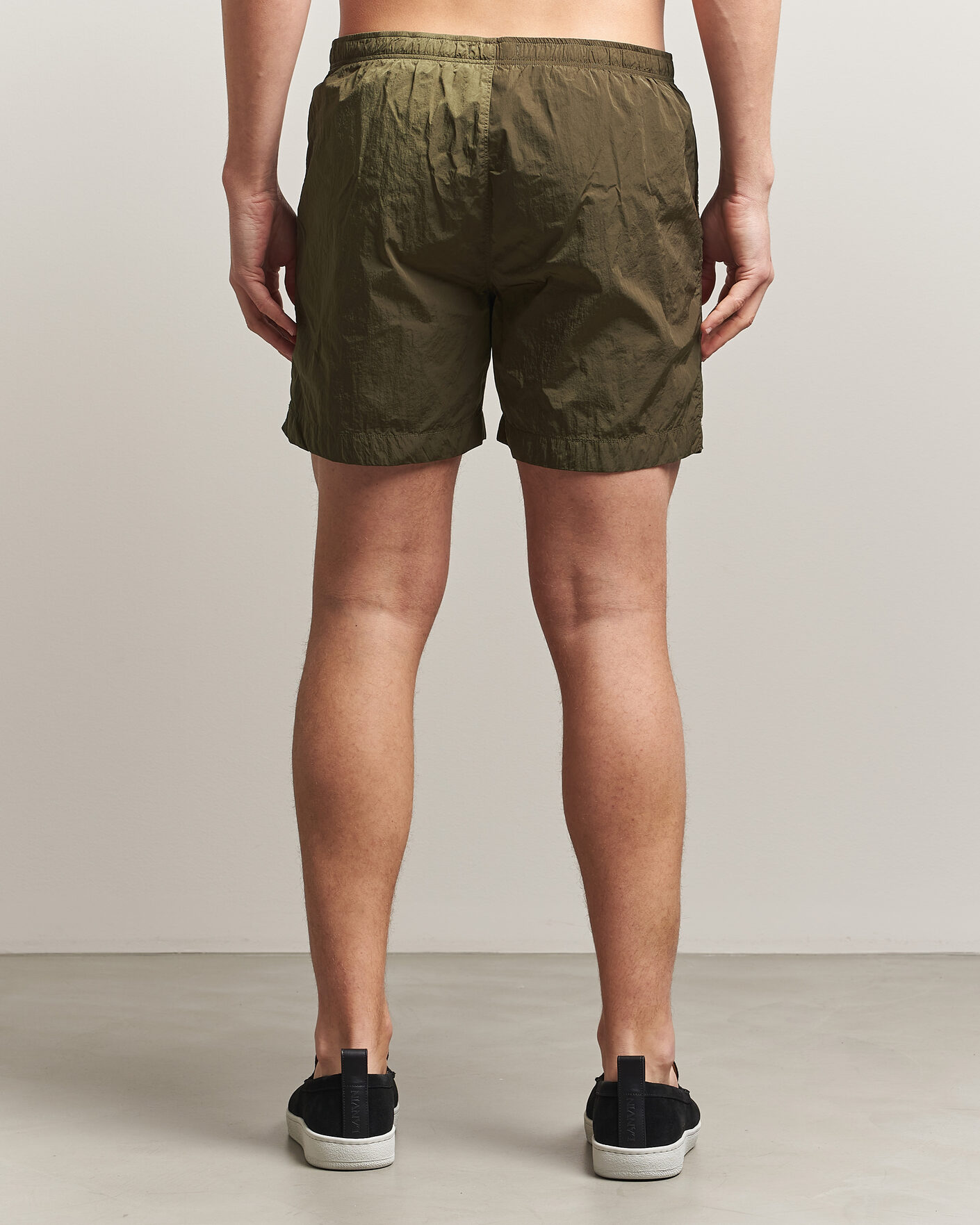 Heren | Zwembroek | C.P. Company | Eco Chrome Logo Swimshorts Olive