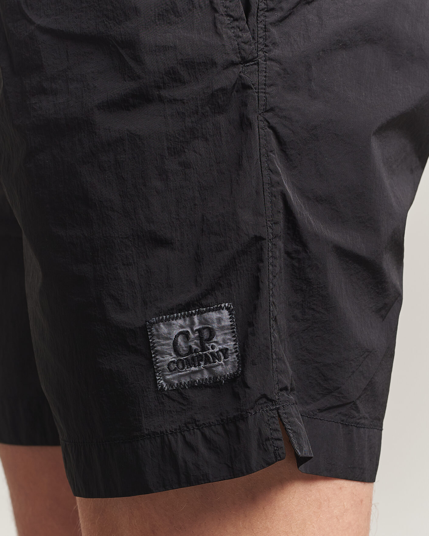 Homme | Maillots De Bain | C.P. Company | Eco Chrome Logo Swimshorts Black