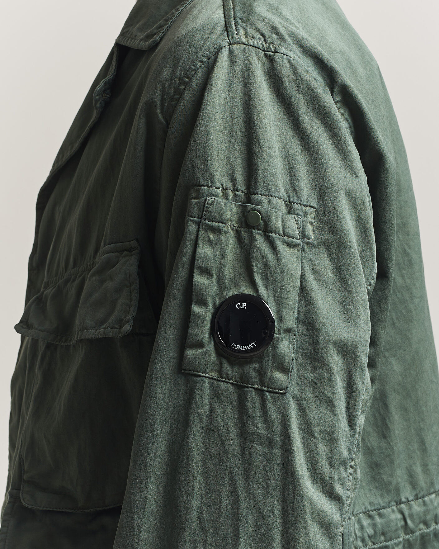 Homme | Manteaux Et Vestes | C.P. Company | Raso Cinque Cotton Nylon Jungle Jacket Dark Green