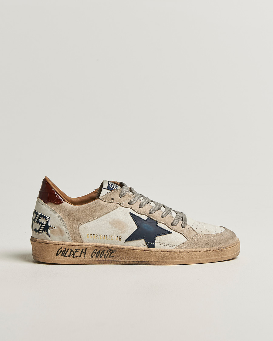 Heren | Sneakers | Golden Goose | Ball Star Sneakers White/Beige