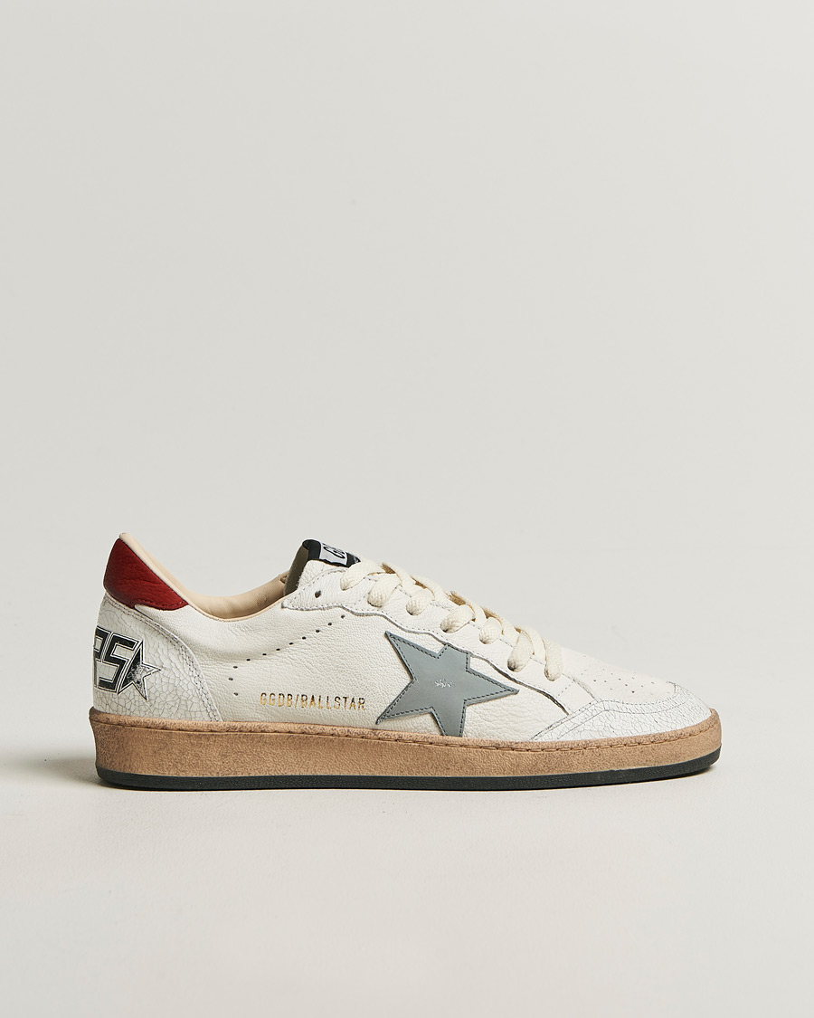 Homme | Baskets | Golden Goose | Ball Star Sneakers White/Red