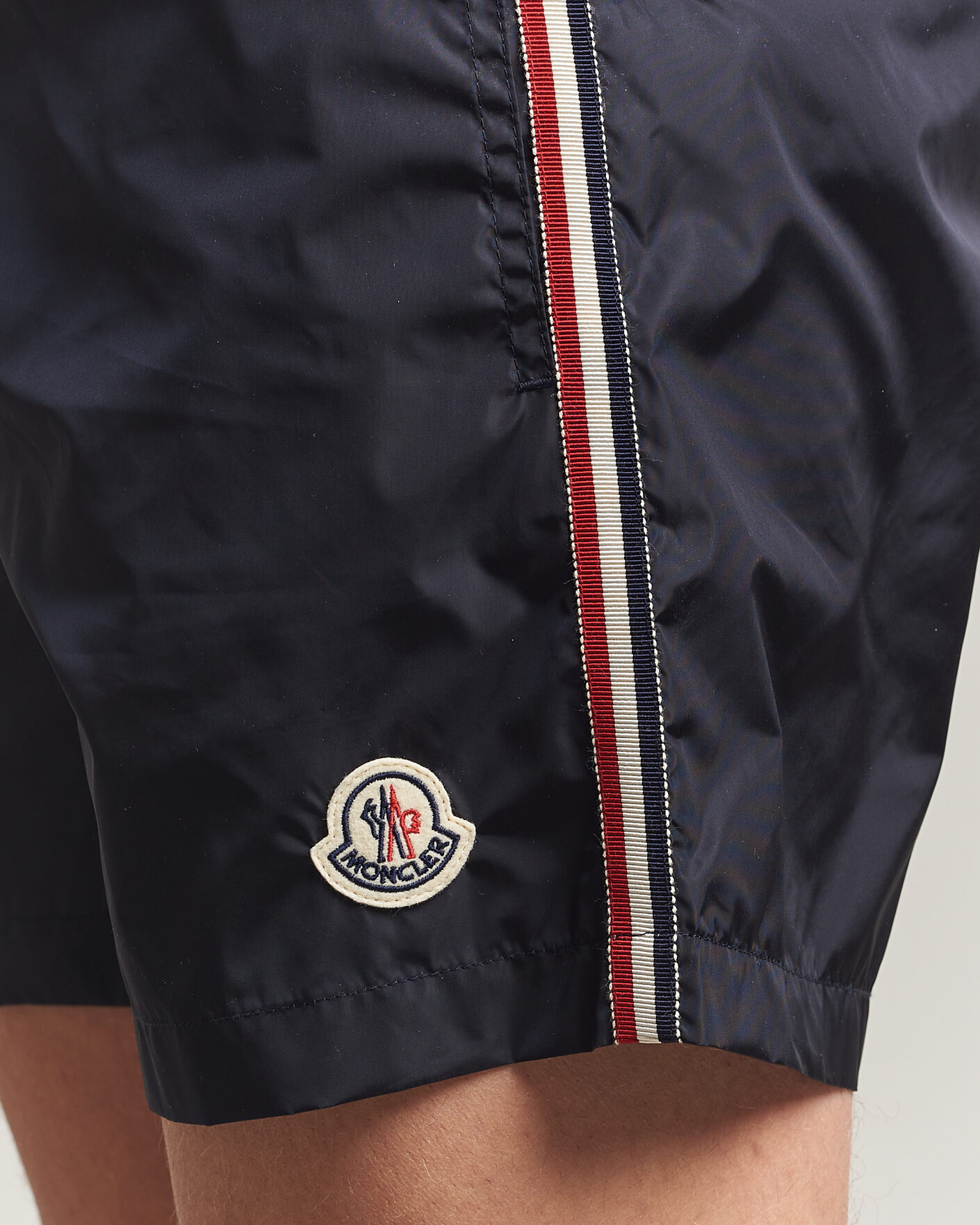 Homme | Maillots De Bain | Moncler | Contrast Band Swim Shorts Navy