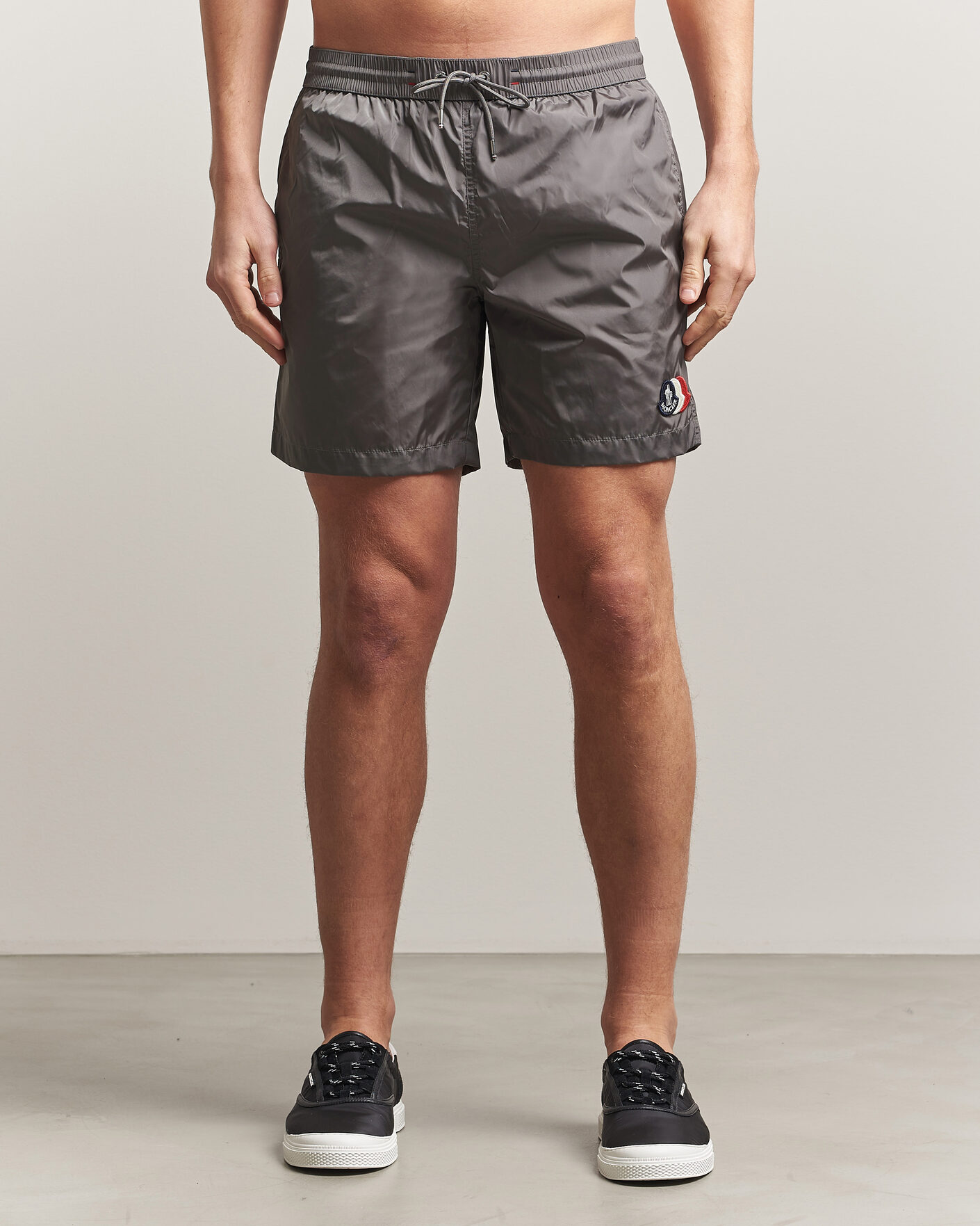 Homme | Maillots De Bain | Moncler | Tricolore Logo Swim Shorts Grey
