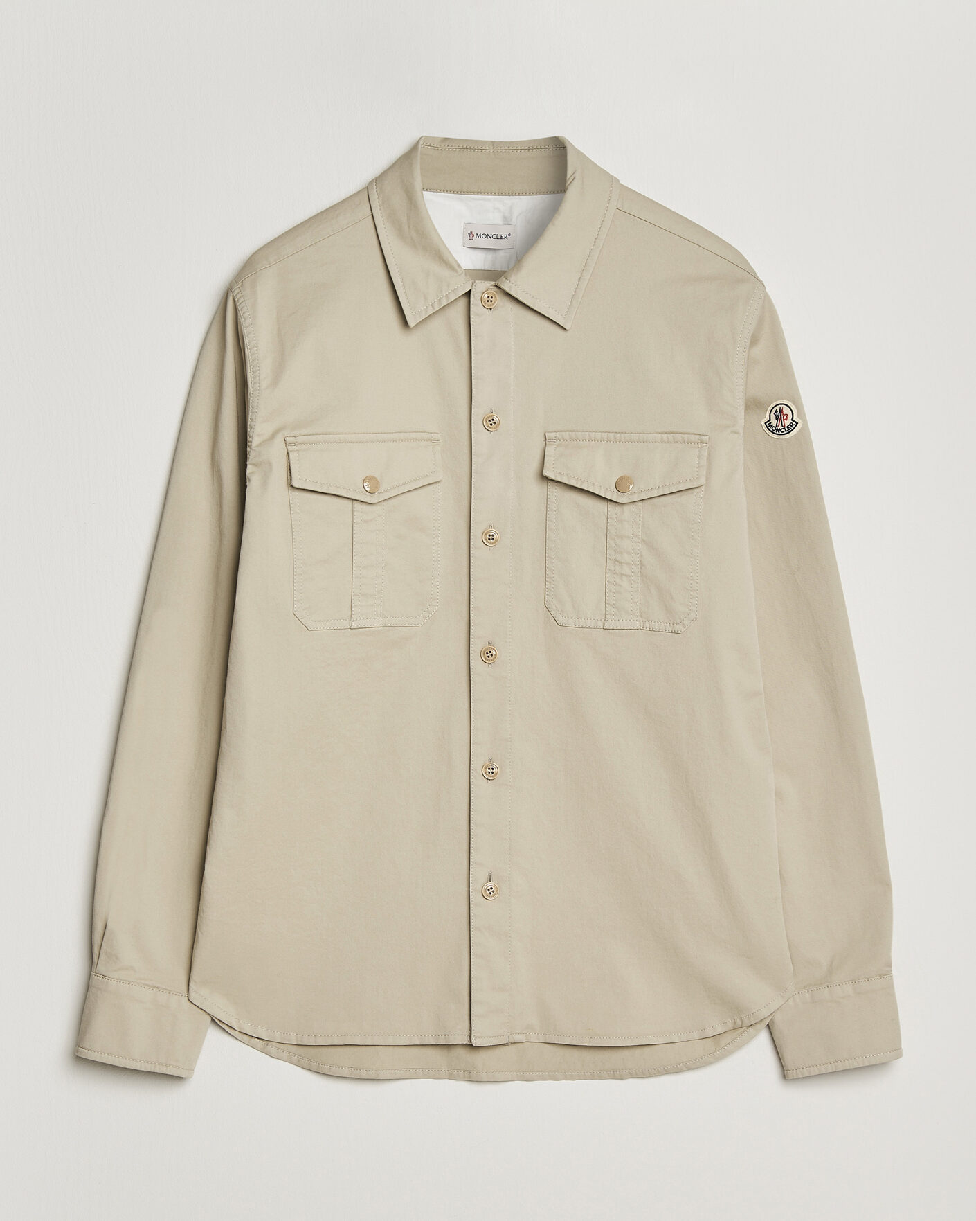 Homme | Chemises | Moncler | Double Pocket Overshirt Beige