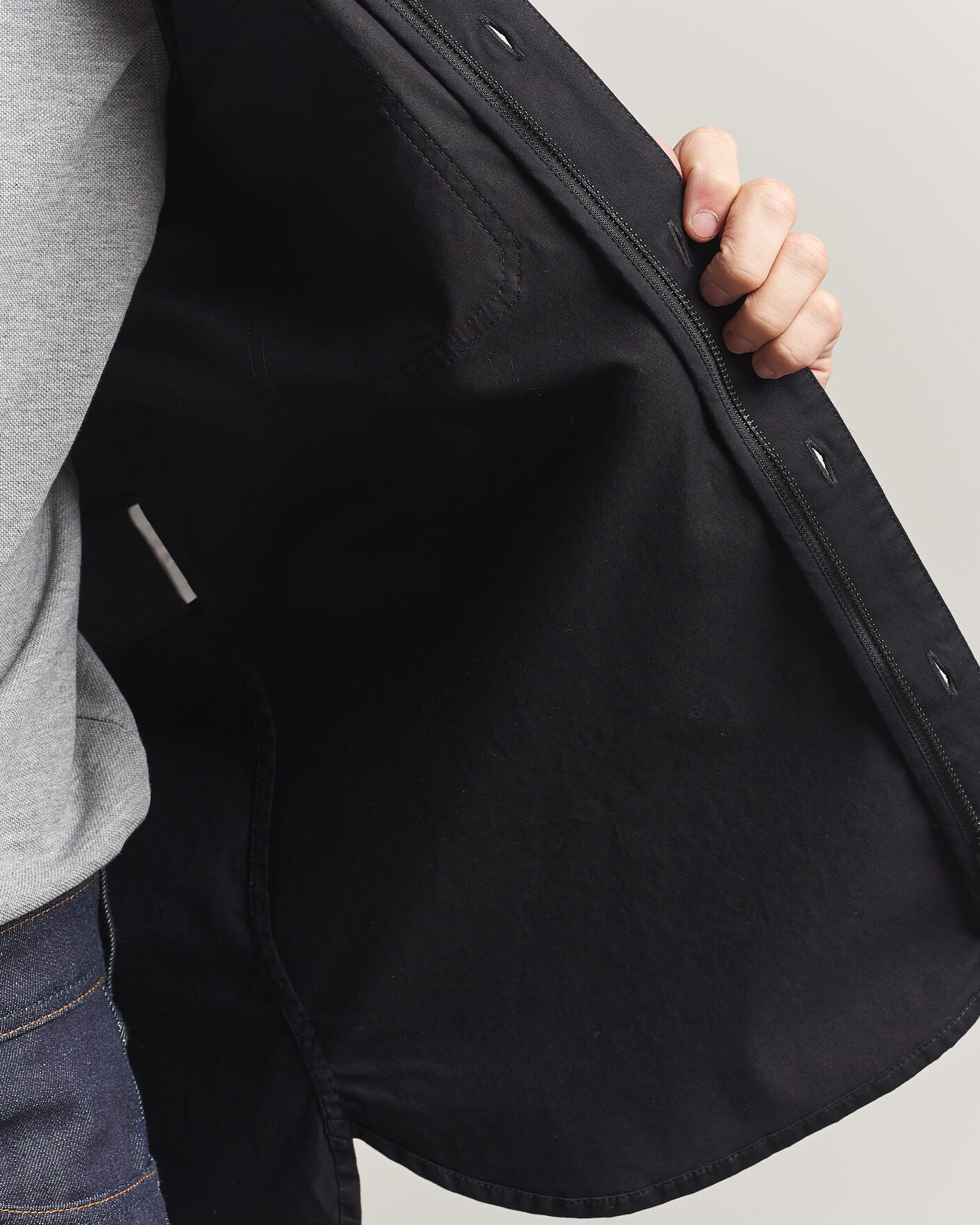 Homme | Chemises | Moncler | Double Pocket Overshirt Black