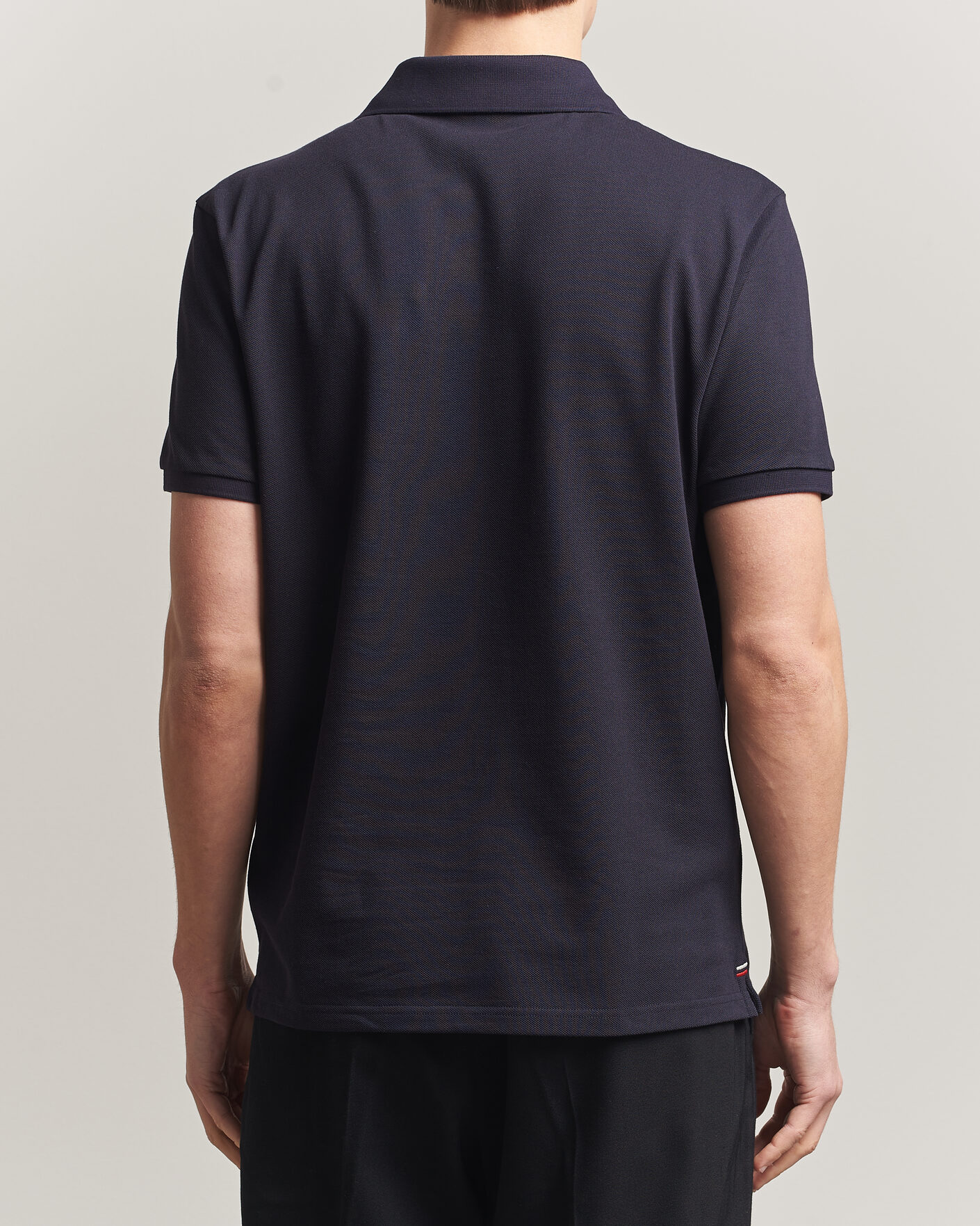 Homme | Polos | Moncler | Tricolore Logo Polo Navy