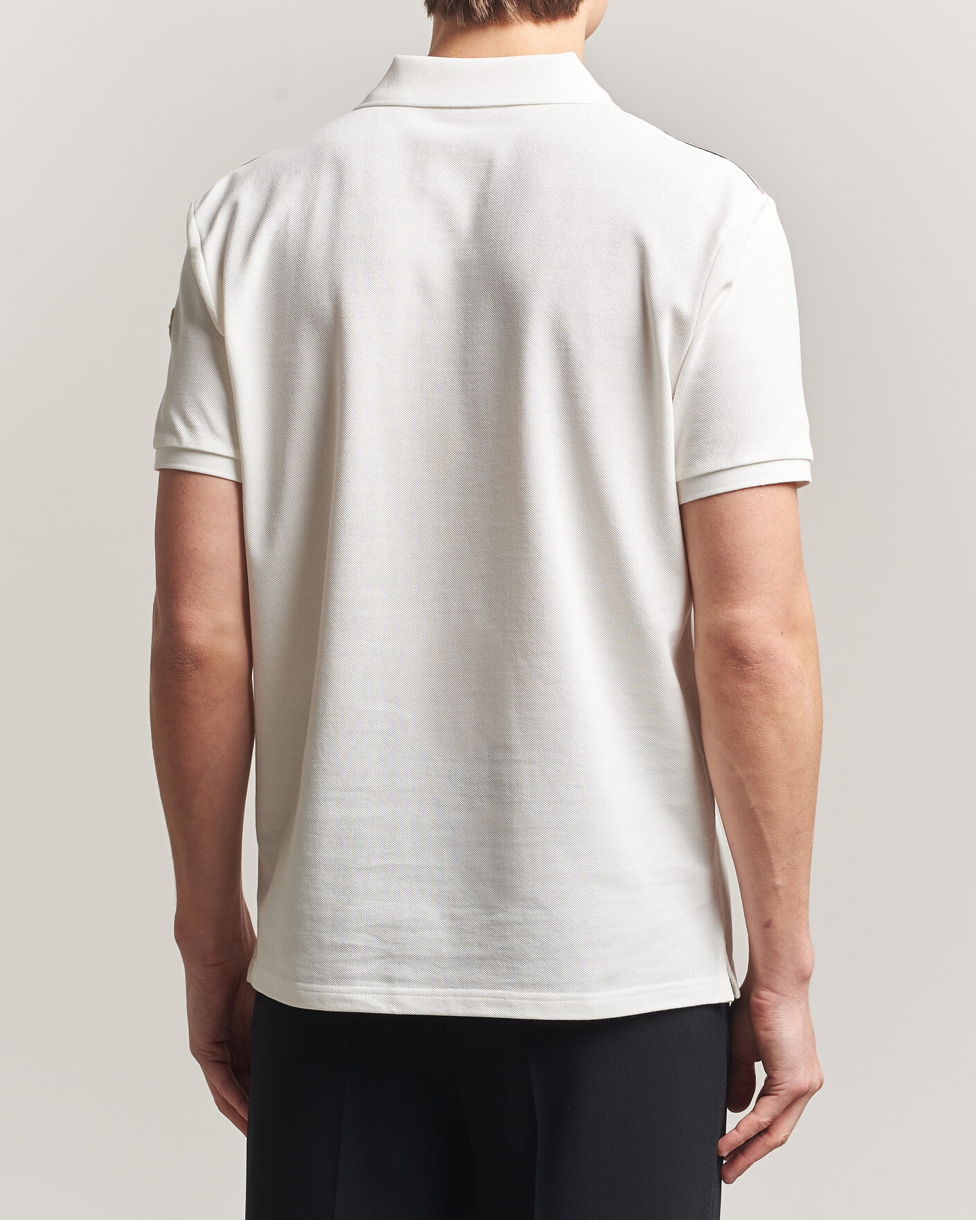 Heren | Polo's | Moncler | Tricolore Shoulder Polo White