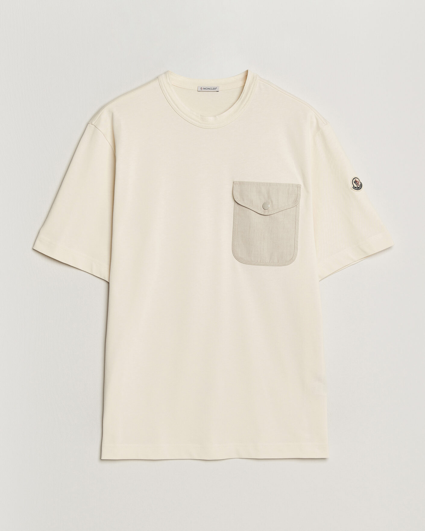 Heren | T-shirts | Moncler | Oversize Pocket T-Shirt Off White