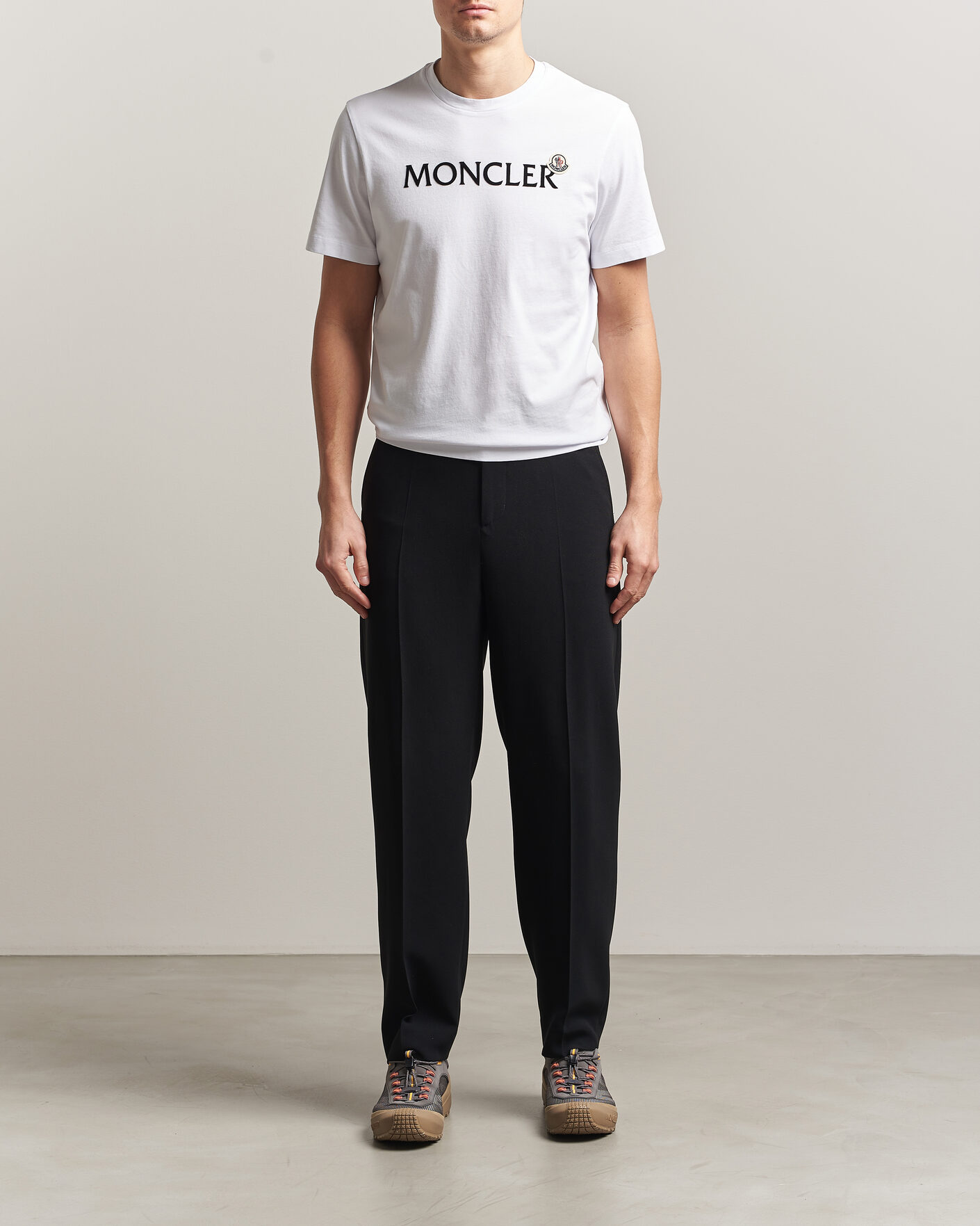 Homme | T-shirts | Moncler | Lettering Logo T-Shirt White