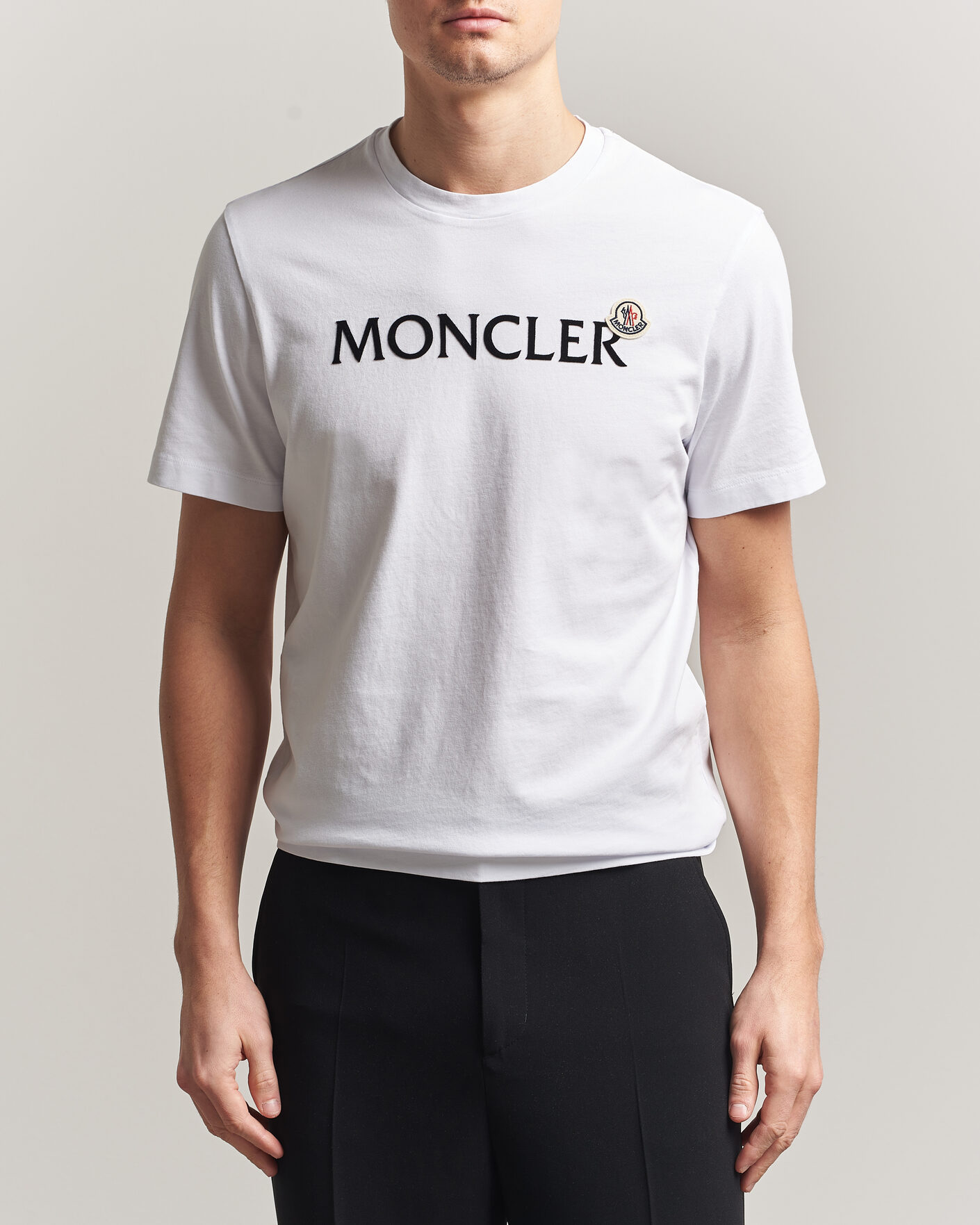 Homme | T-shirts | Moncler | Lettering Logo T-Shirt White