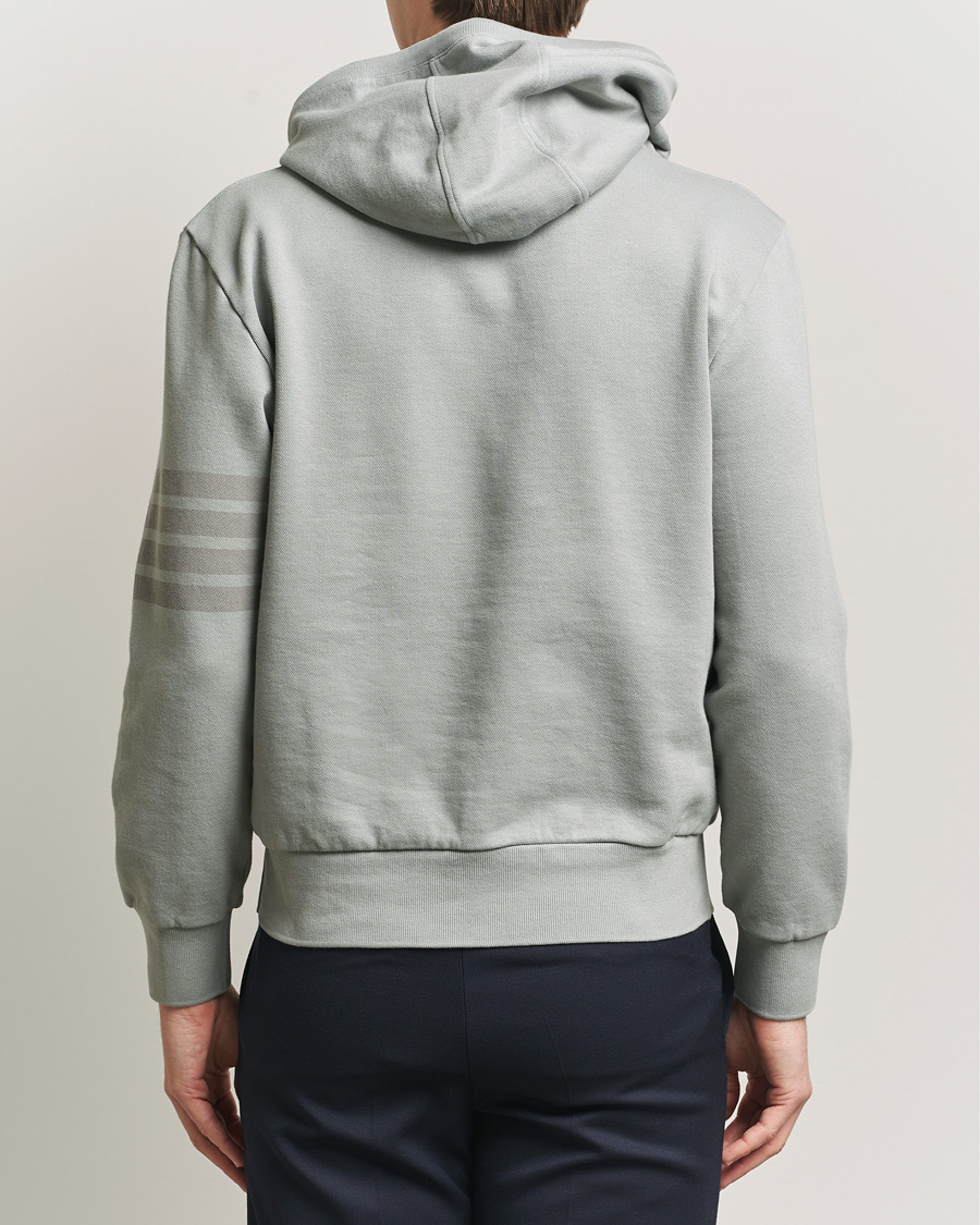 Homme | Pulls Et Tricots | Thom Browne | Overdyed 4-Bar Hoodie Light Grey