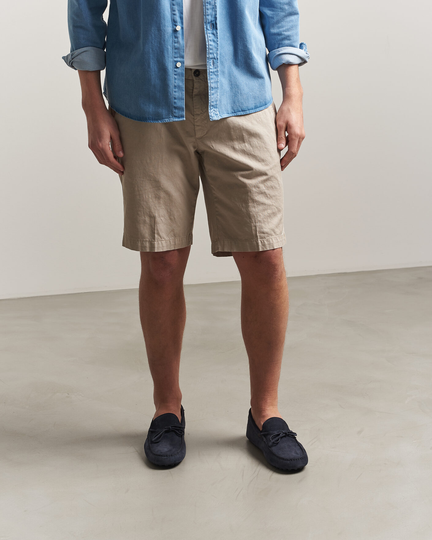 Heren | Mocassins | Tod's | Lacetto Gommino Carshoe Navy Suede