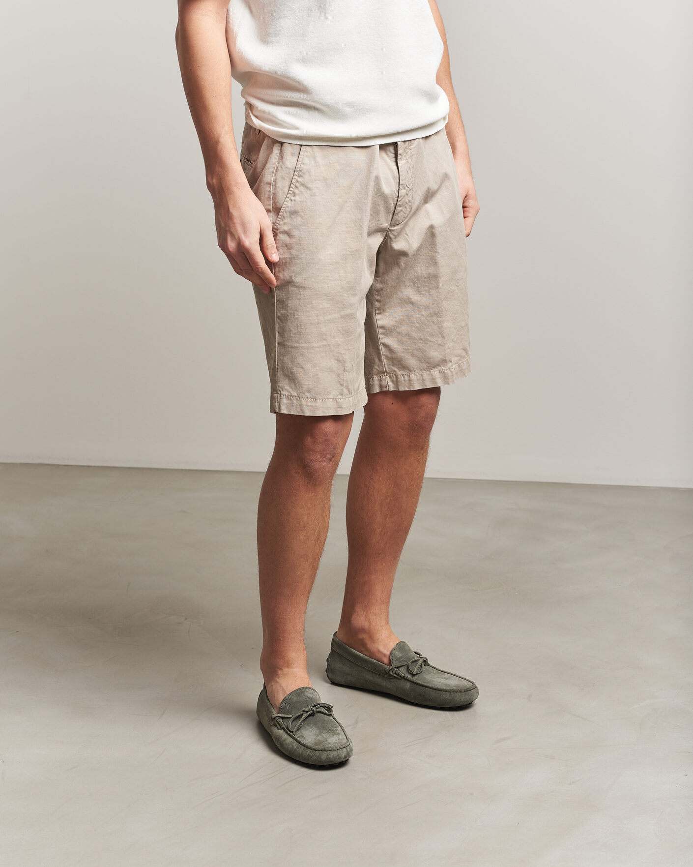 Heren | Mocassins | Tod's | Lacetto Gommino Carshoe Green Suede