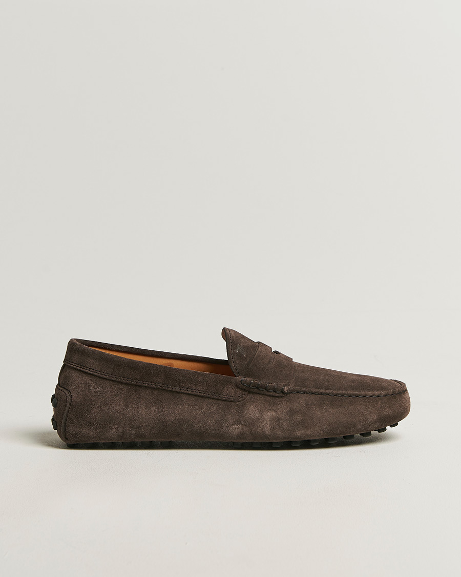 Homme | Mocassins | Tod's | Gommino Carshoe Dark Brown Suede