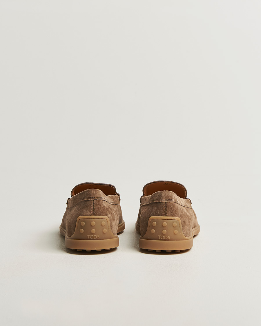 Heren | Instappers | Tod's | Gomma Leggera Loafers Chestnut Suede