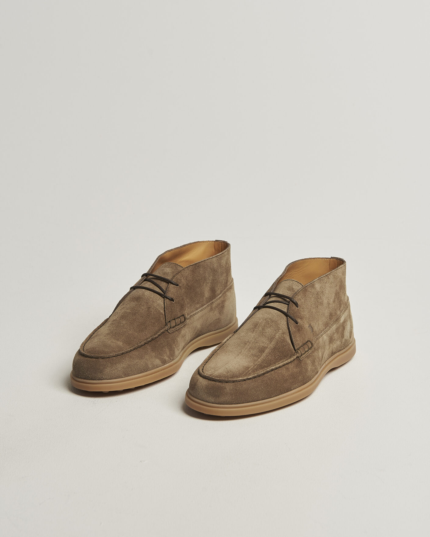 Homme | Bottes | Tod's | Gomma Leggera Chukka Boots Beige Suede