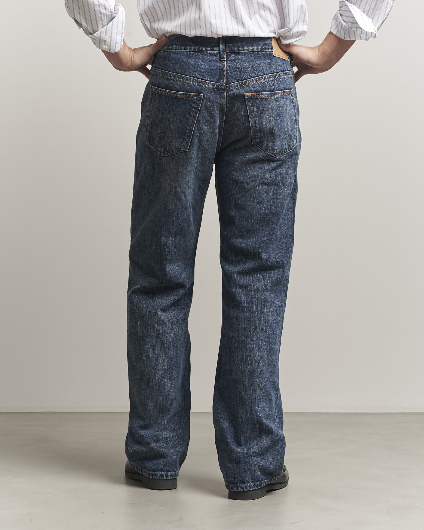 Heren | Jeans | Jeanerica | VM009 Vega Jeans Dark Blue Righe
