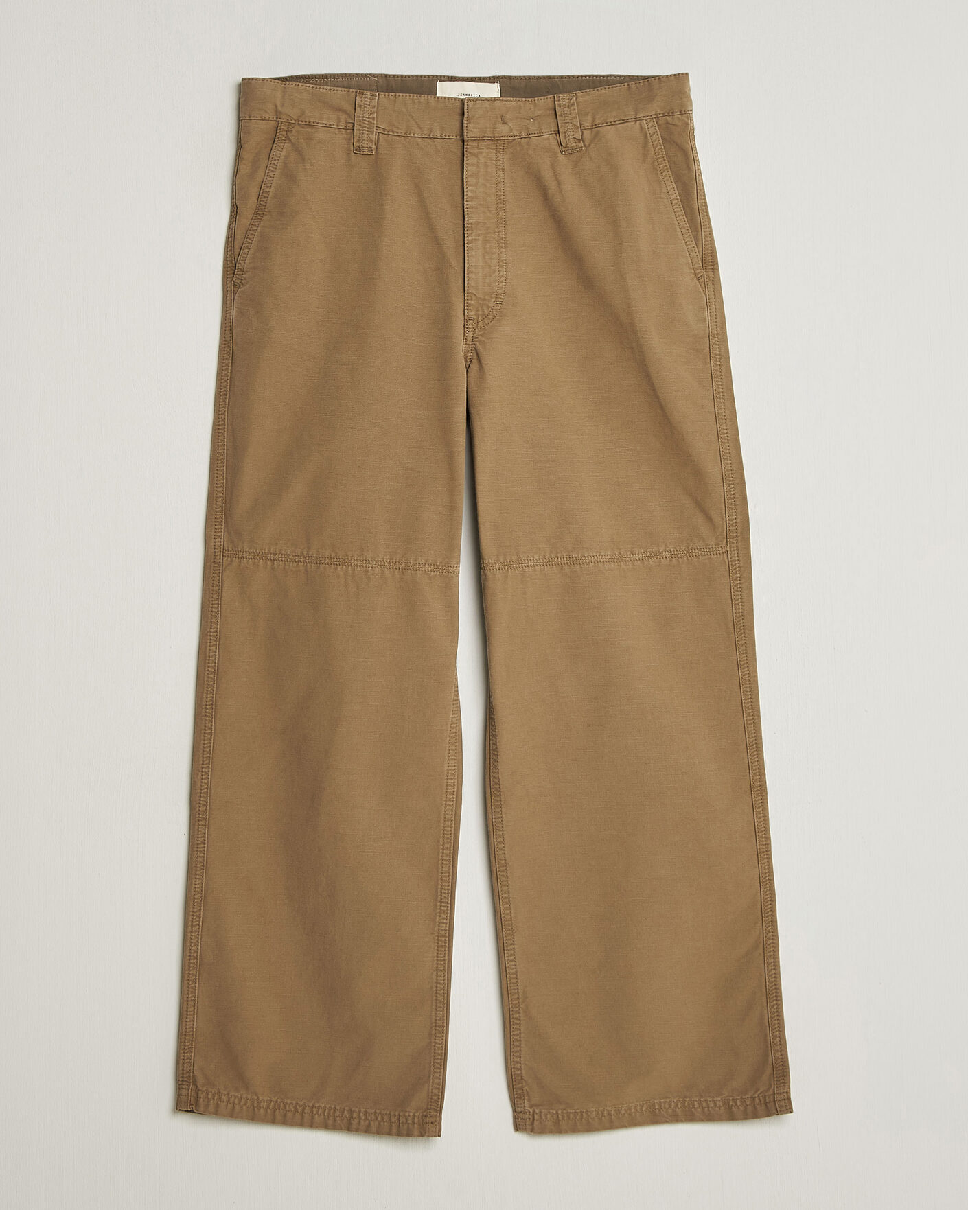 Heren | Broeken | Jeanerica | Genua Pilé Workwear Trousers Green