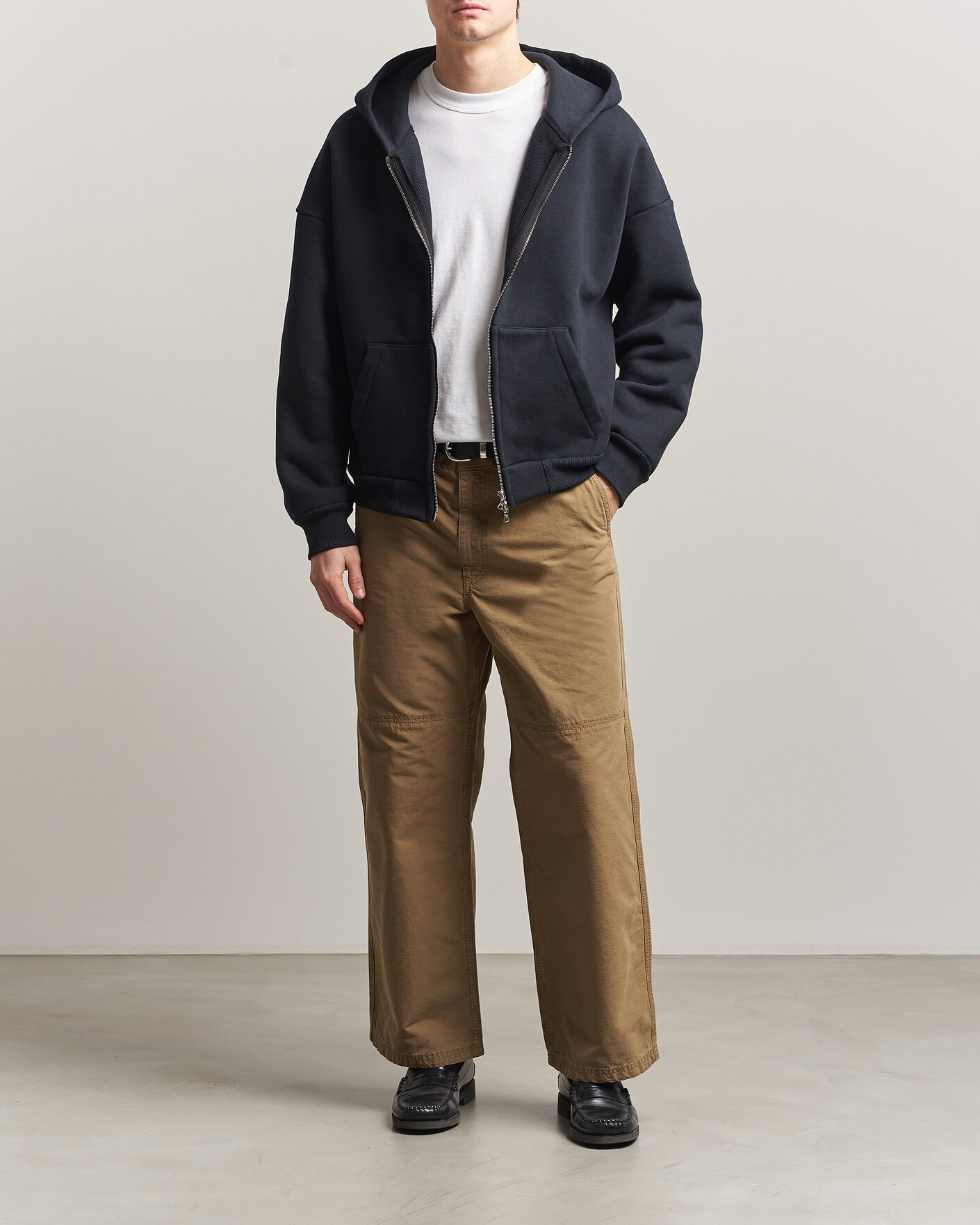 Homme | Pantalons | Jeanerica | Genua Pilé Workwear Trousers Green