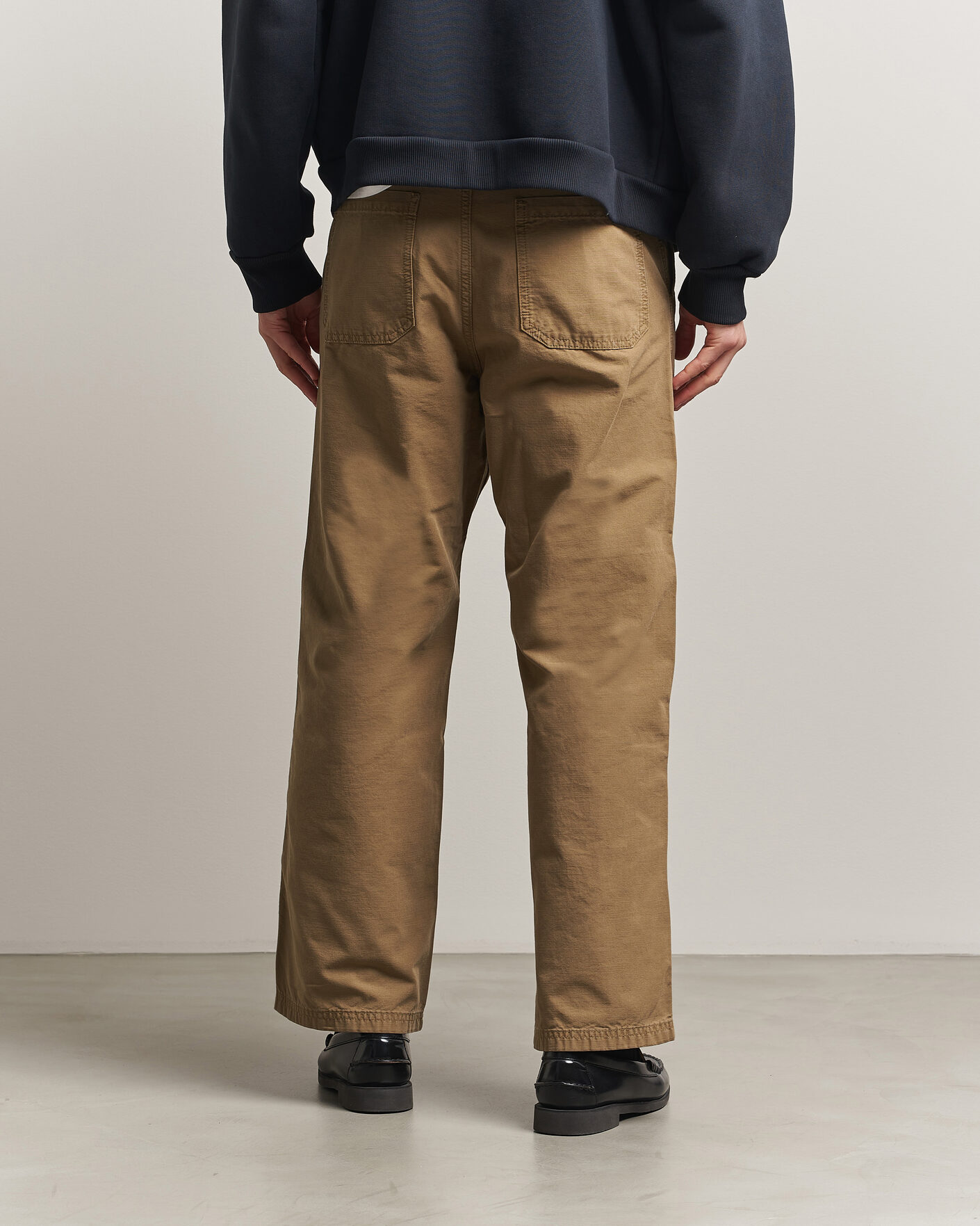 Heren | Broeken | Jeanerica | Genua Pilé Workwear Trousers Green