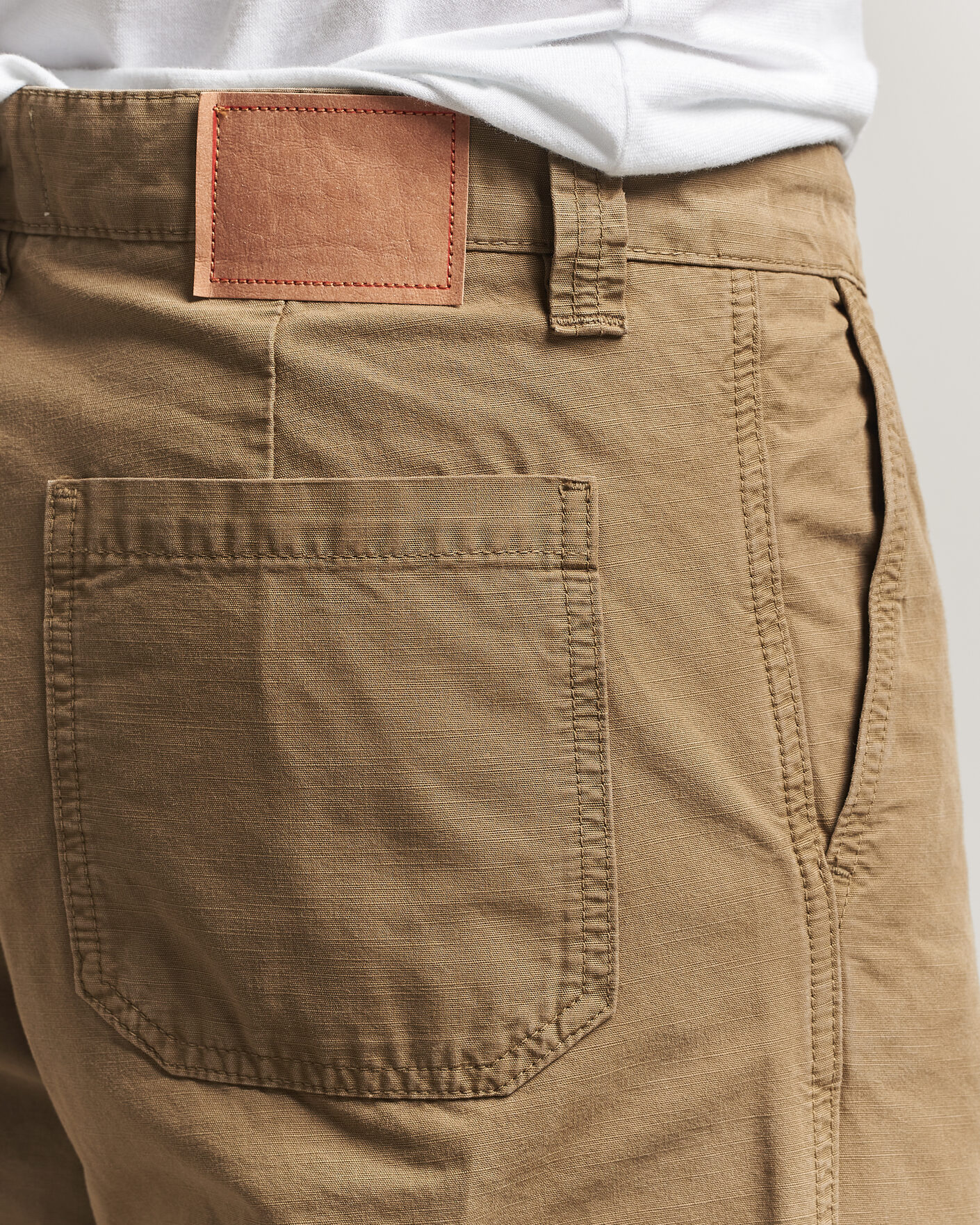 Heren | Broeken | Jeanerica | Genua Pilé Workwear Trousers Green